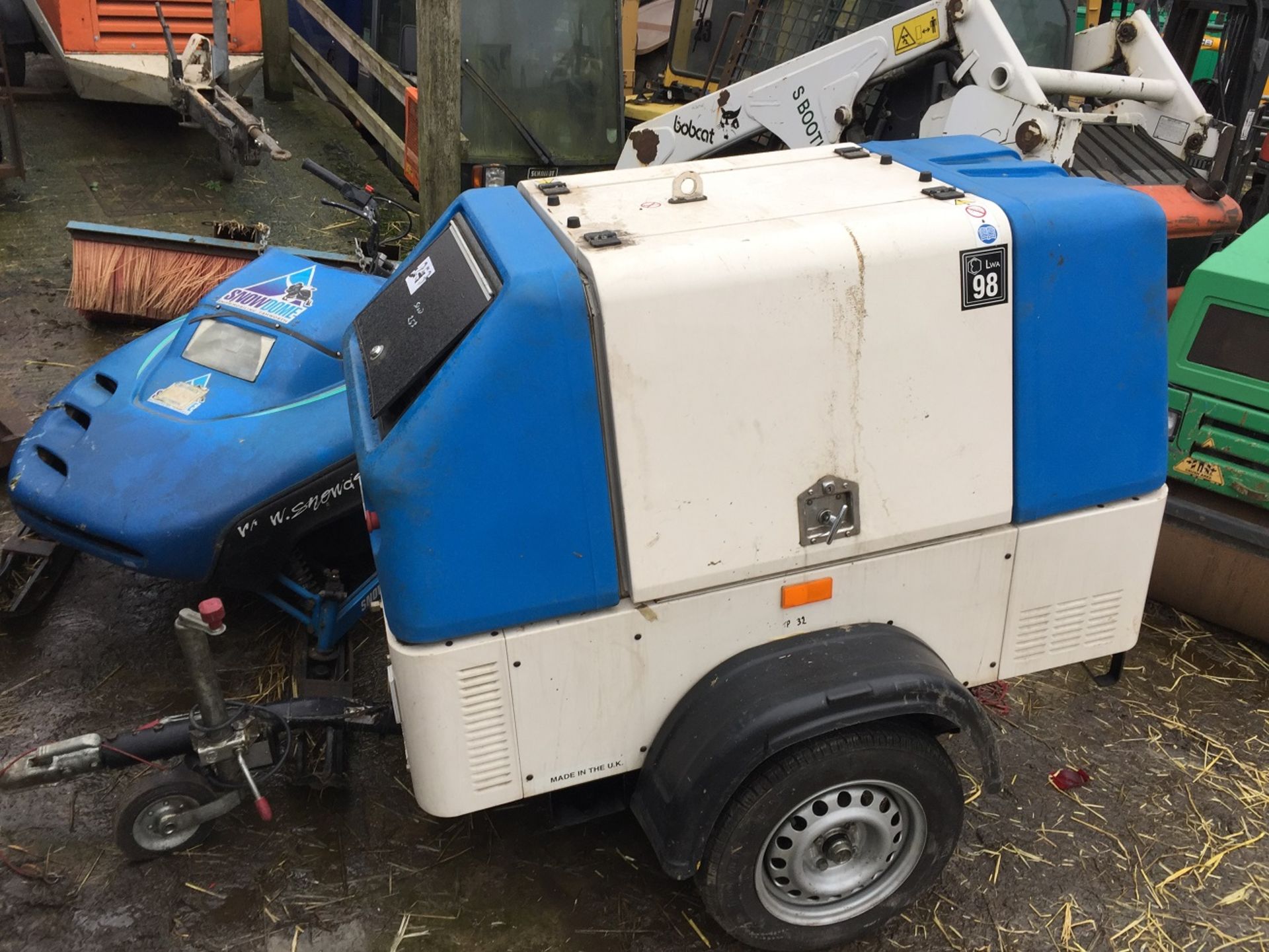 FG WILSON LH30 GENERATOR 30 KVA 3 PHASE 240V ONLY DONE 26 HOURS   LISTER-PETTER ENGINE DIESEL