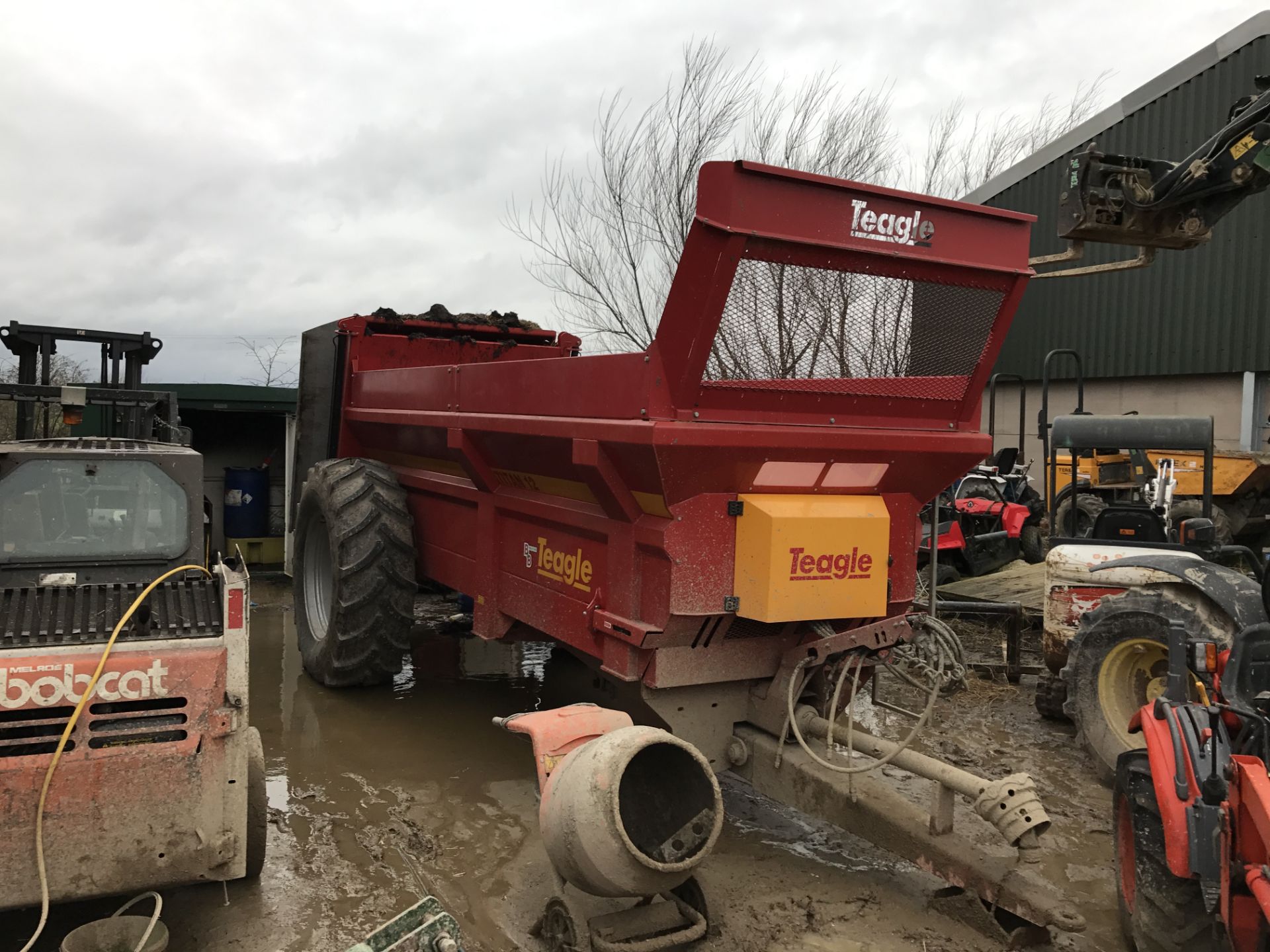 2014 TEAGLE TITAN 12 MUCK SPREADER - IN GOOD WORKING ORDER *PLUS VAT*