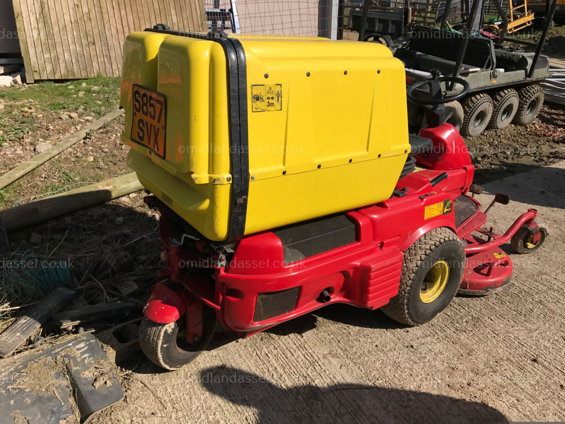 FERRARI DIESEL; RIDE ON MOWER WORKING ORDER - Image 3 of 4