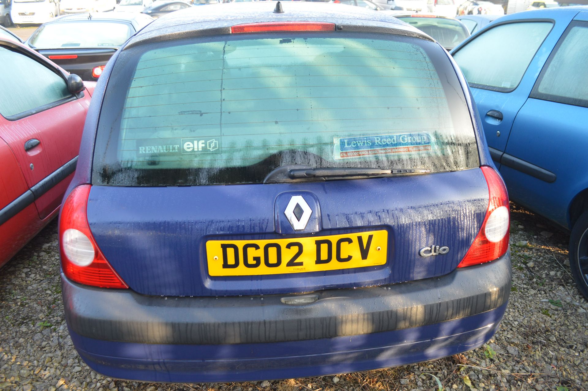 2002/02 REG BLUE RENAULT CLIO EXPRESSION 16V - SELLING AS SPARES / REPAIRS *NO VAT* - Image 5 of 9