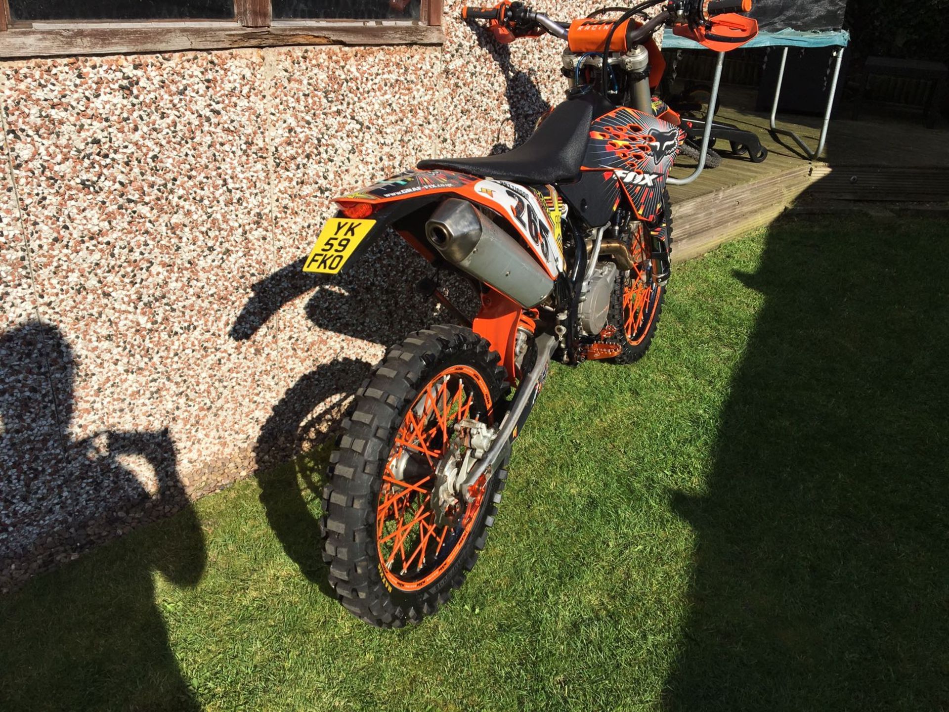 2009/59 REG KTM 450 EXC-R ORANGE MOTORBIKE - Image 2 of 14