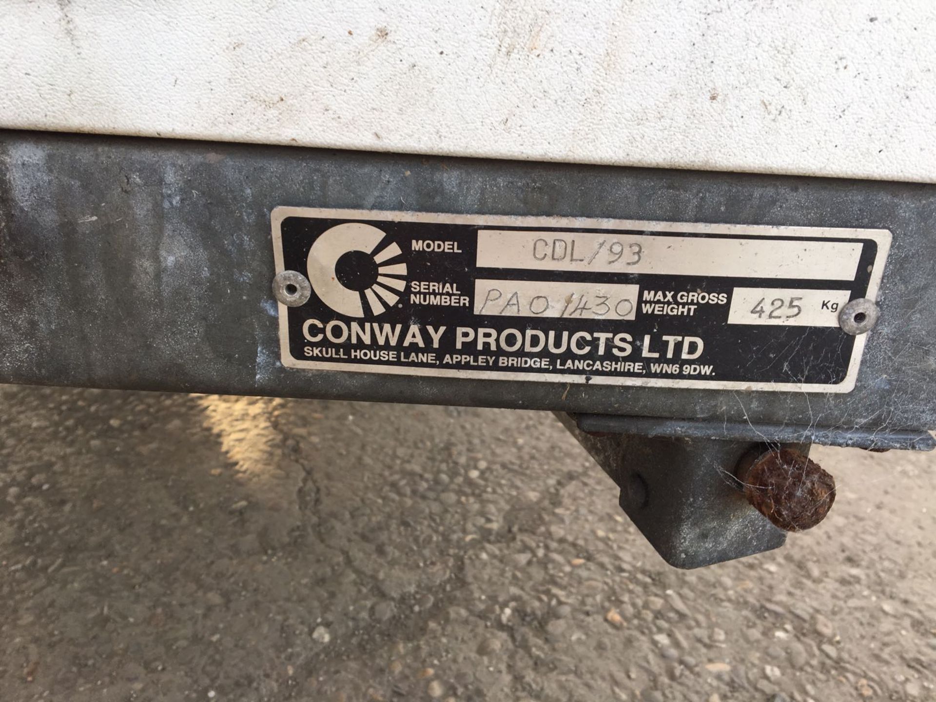 *NO RESERVE* CONWAY CANTERBURY DL SINGLE AXLE CAMPING TRAILER - Image 3 of 7