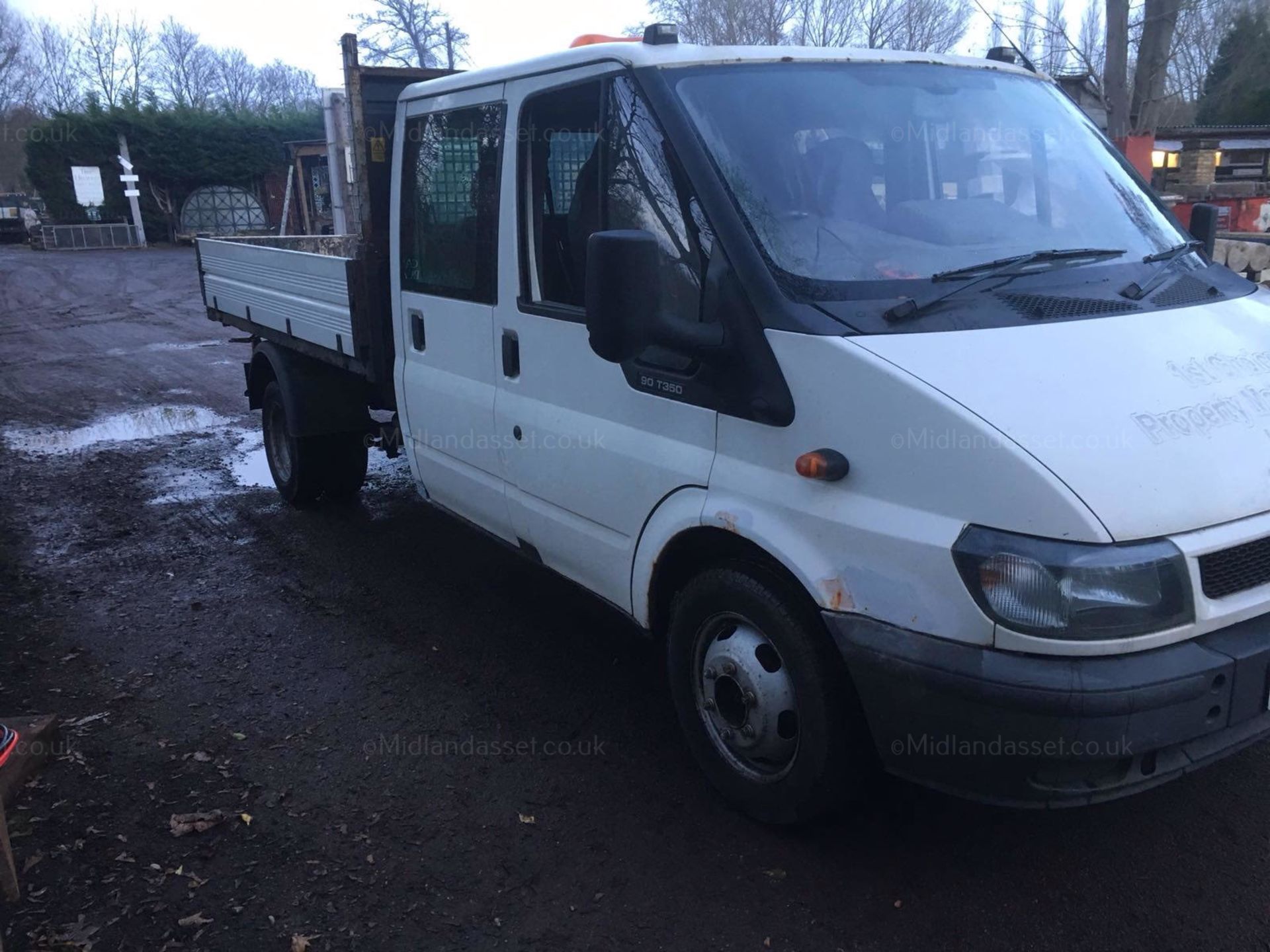 2006/06 REG FORD TRANSIT 350 LWB CREW CAB TIPPER *PLUS VAT*