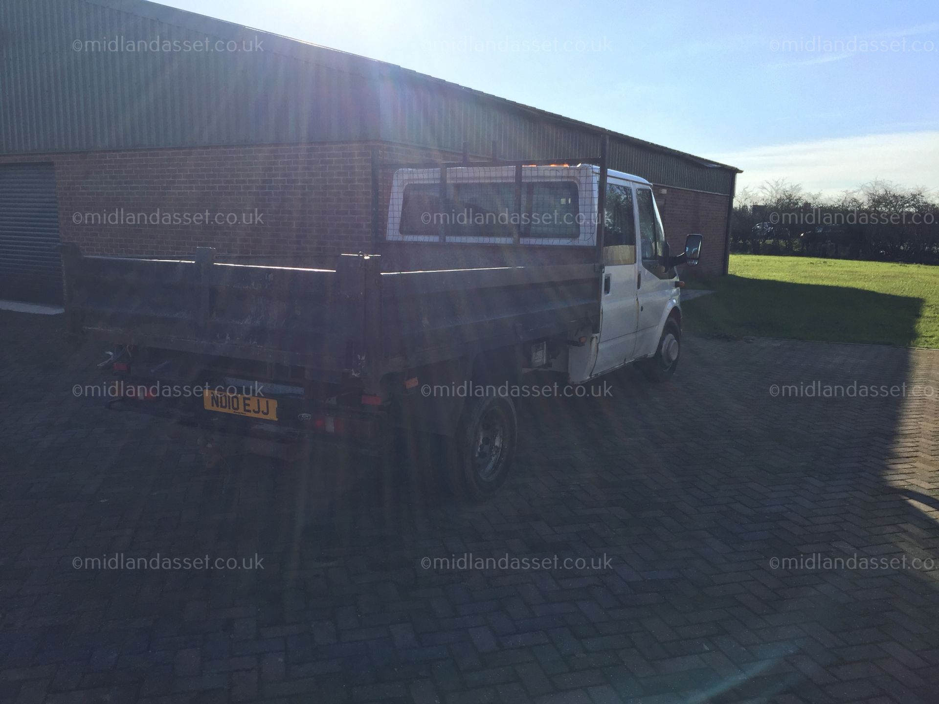 2010/10 REG FORD TRANSIT 100 T350L RWD DOUBLE CAB TIPPER ONE FORMER KEEPER - Image 10 of 11