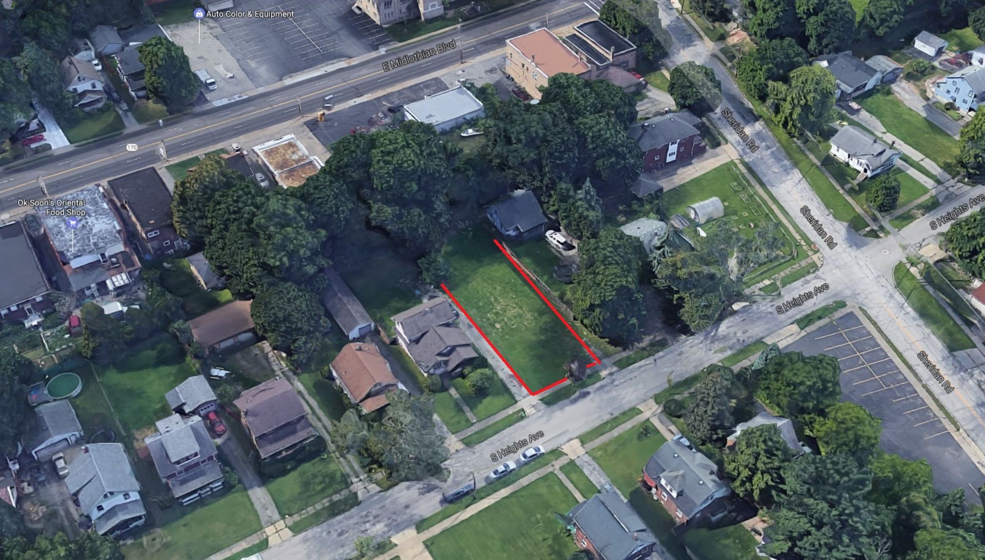 PLOT OF LAND AT 1921 S HEIGHTS AVENUE, YOUNGSTOWN, OHIO