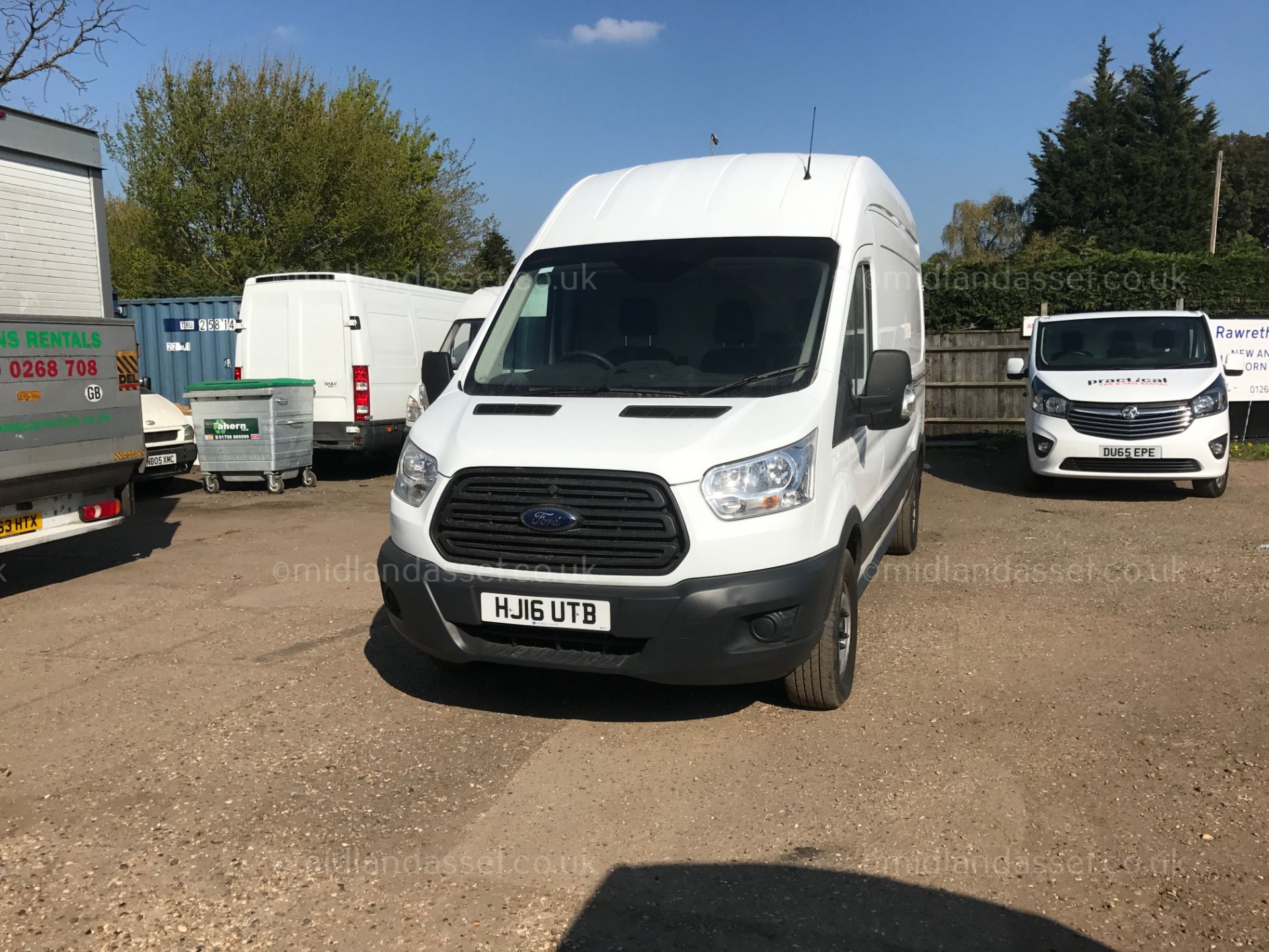 2016/16 REG FORD TRANSIT 350 L3 H3 RWD PANEL VAN ONE OWNER *NO VAT* - Image 2 of 8