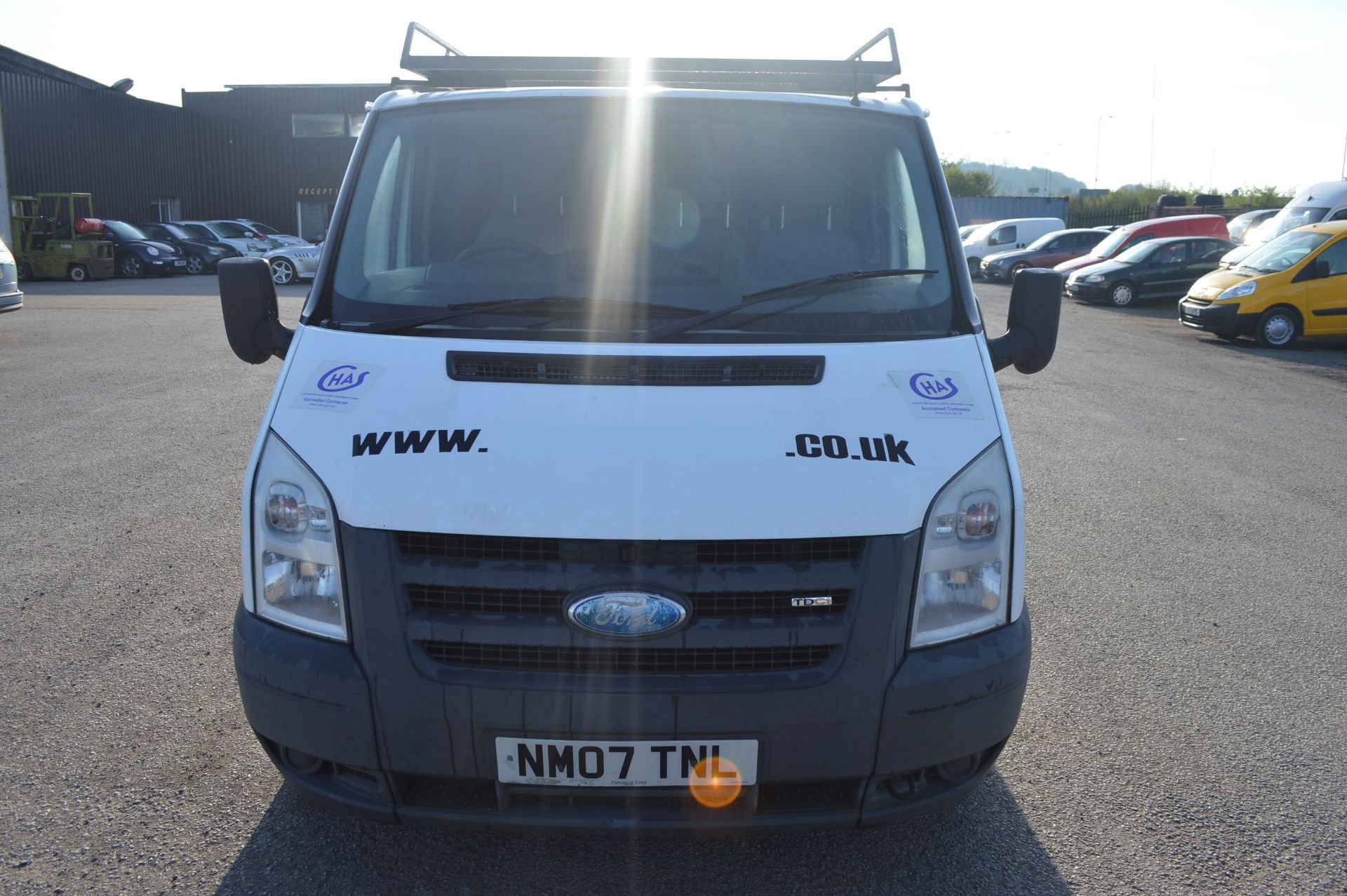 2007/07 REG FORD TRANSIT 85 T280S FWD, SHOWING 2 FORMER KEEPERS *PLUS VAT* - Image 2 of 17