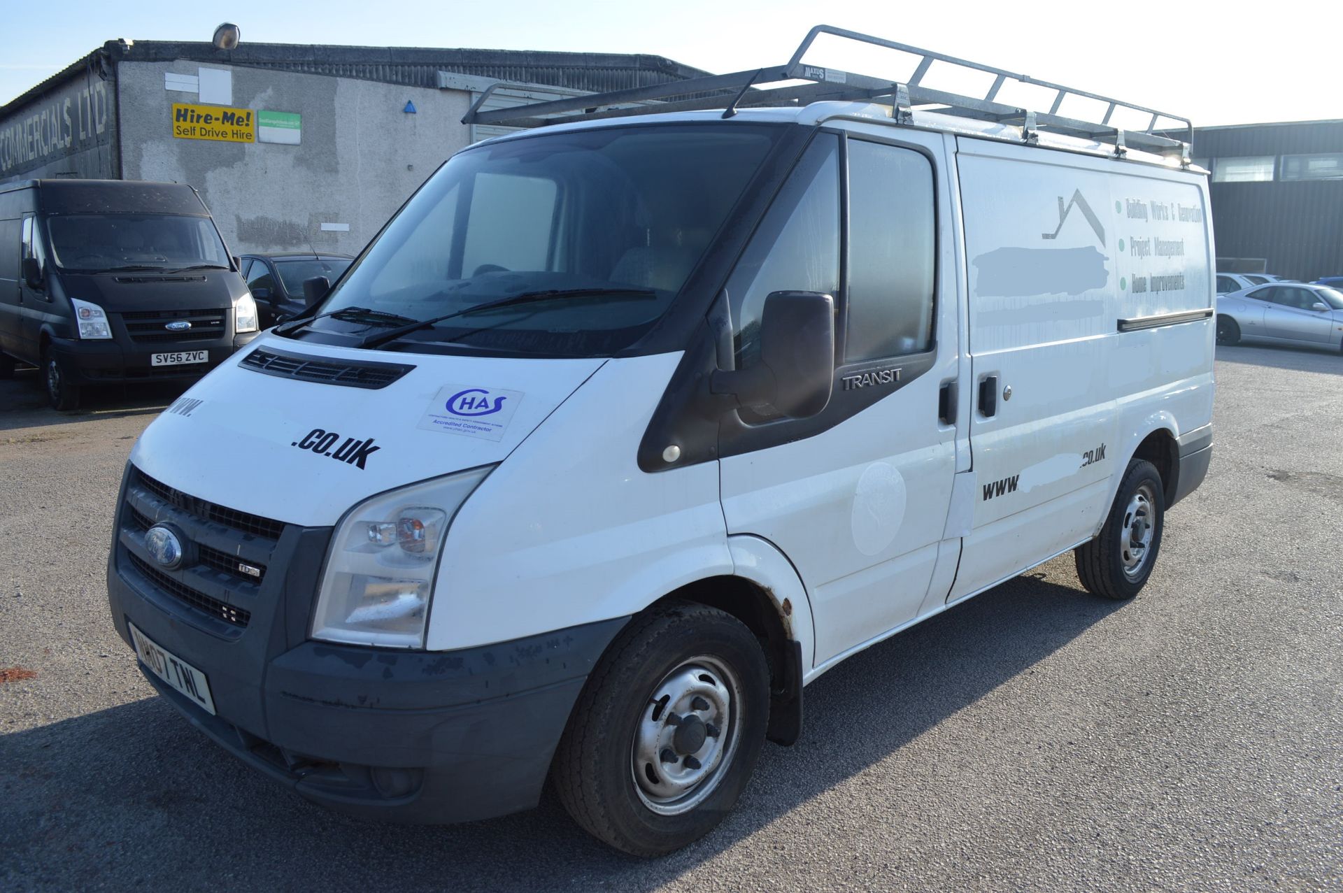 2007/07 REG FORD TRANSIT 85 T280S FWD, SHOWING 2 FORMER KEEPERS *PLUS VAT* - Image 3 of 17