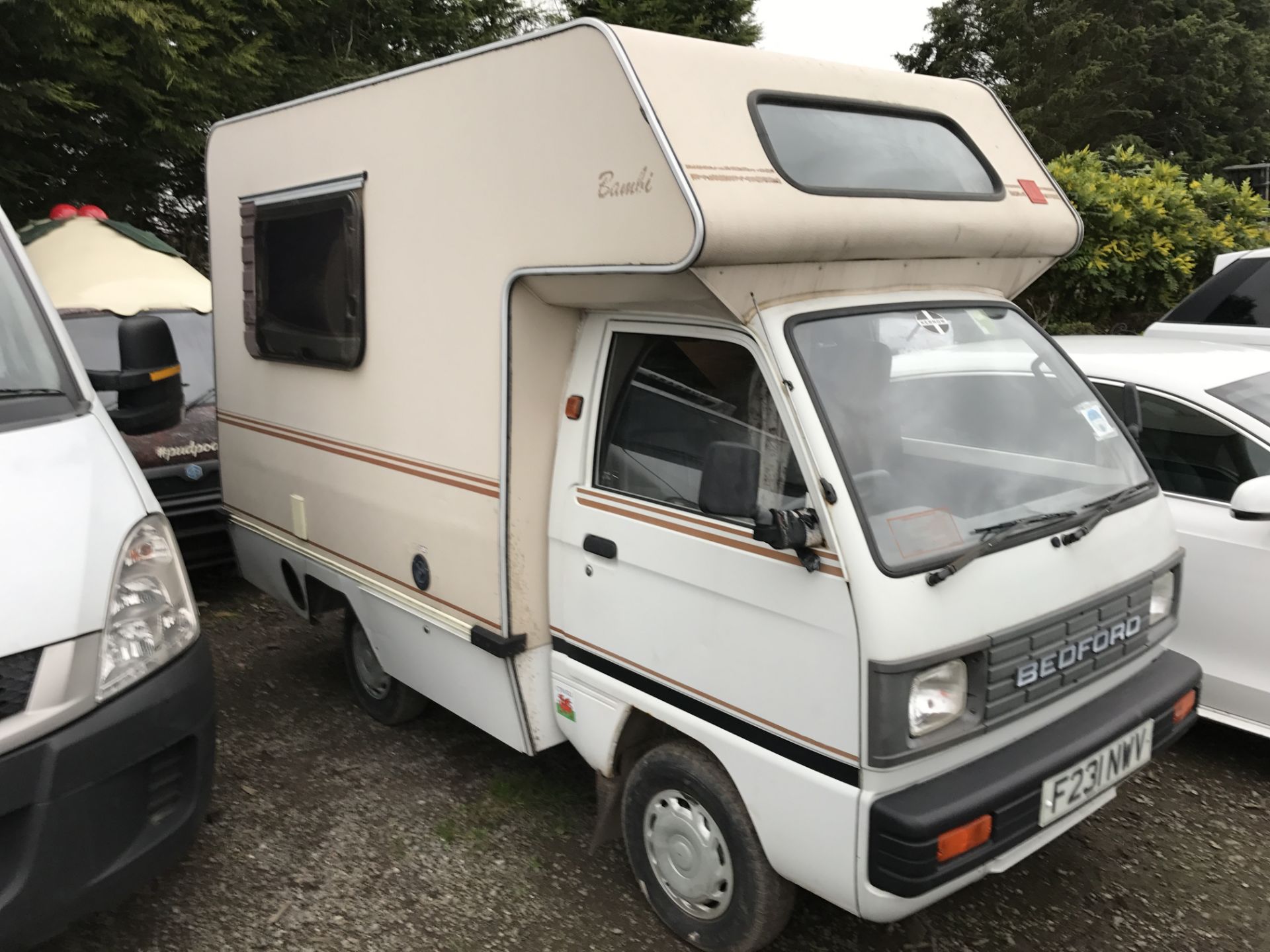 DS - 1989/F REG WHITE BEDFORD CAMPER / MOTORHOME *NO VAT*   DATE OF REGISTRATION: 19TH JUNE 1989