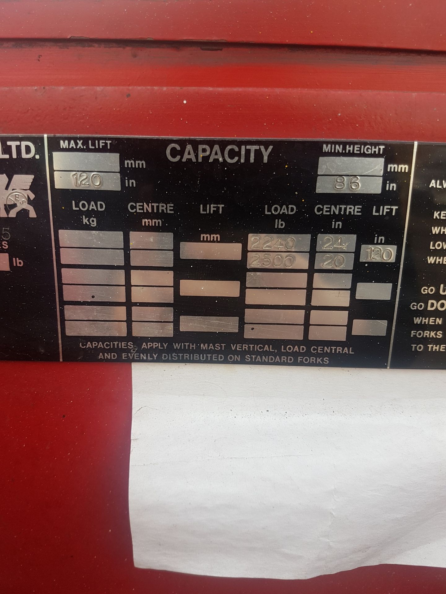 LANSING BAGNALL FRES 21 ELECTRIC FORKLIFT, GOOD BATTERY *PLUS VAT*   BATTERY CHARGER INCLUDED - Image 12 of 19