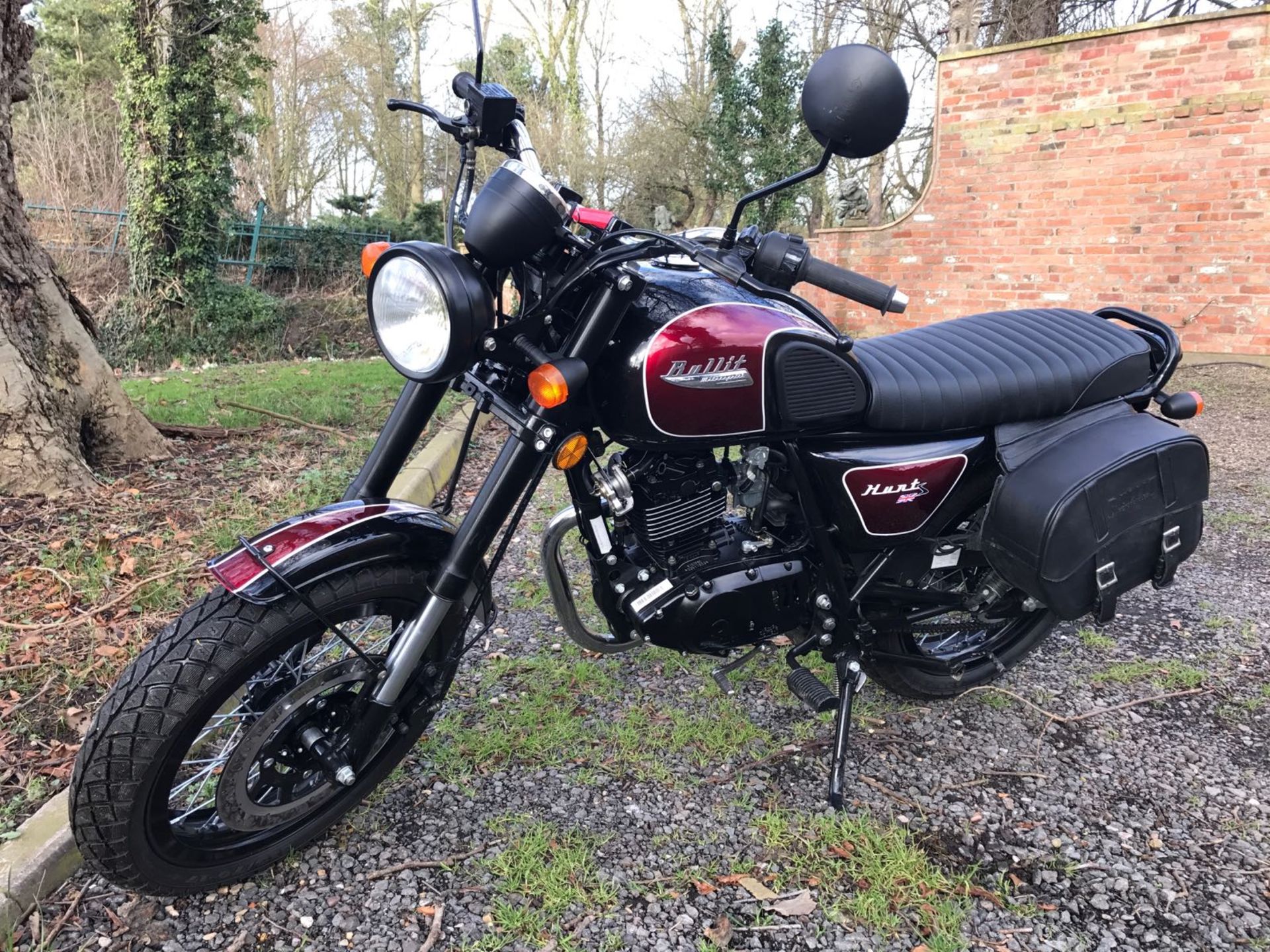 RETRO LOOK 2016/66 REG BULLIT HUNT S, 124CC MOTORCYCLE *NO VAT* AS BRAND NEW CONDITION ! ZERO - Image 13 of 14