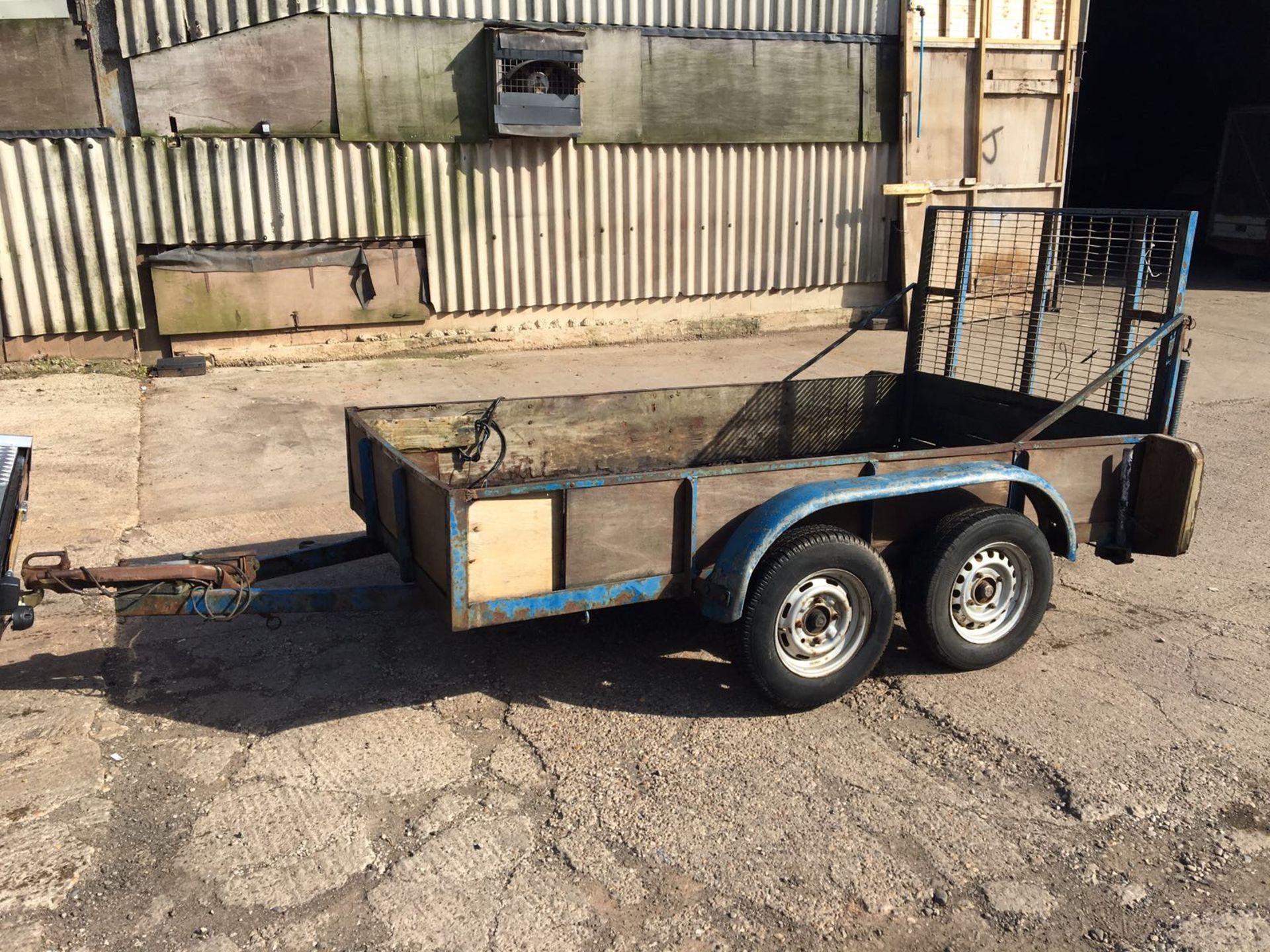 TWIN AXLE PLANT TRAILER, MEASURES 5X9 - Image 5 of 5