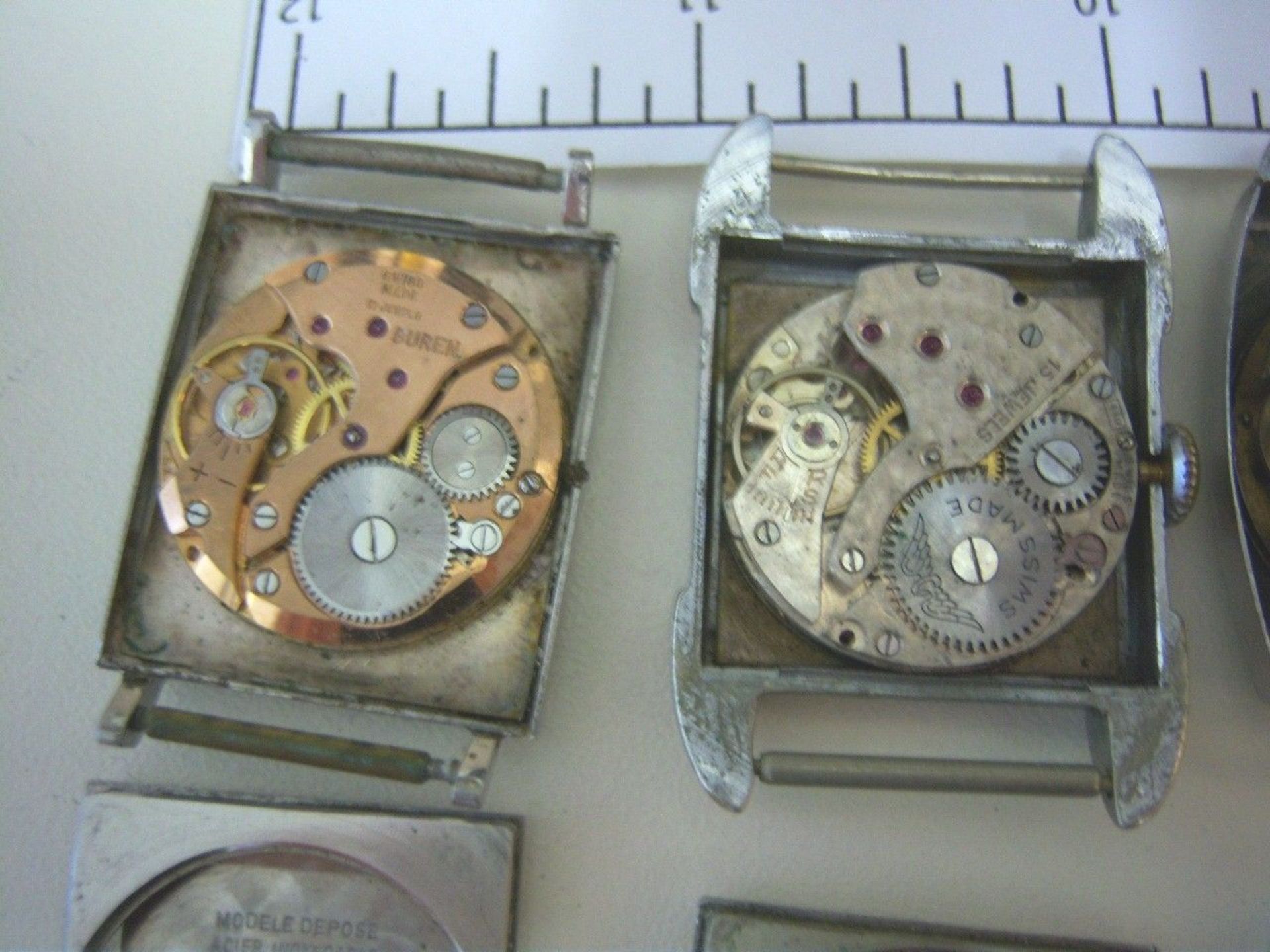 6 Classic Vintage Watches Buren-Rotary Bentima-Elgin-Envoy Timex     Left to right as - Image 2 of 7