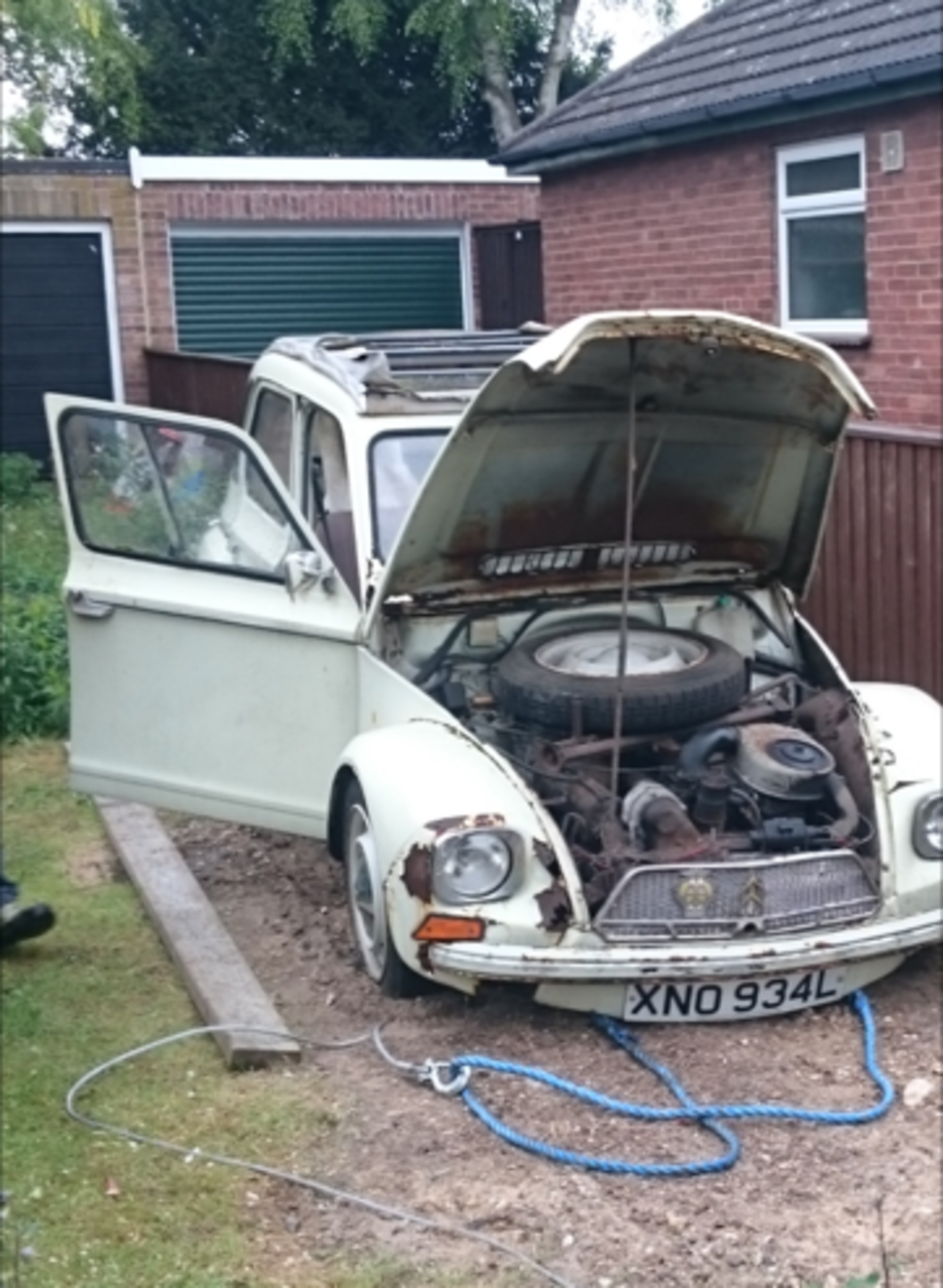 CITROEN DYANE 6 CREAM, PETROL, RESTORATION PROJECT / REBUILD