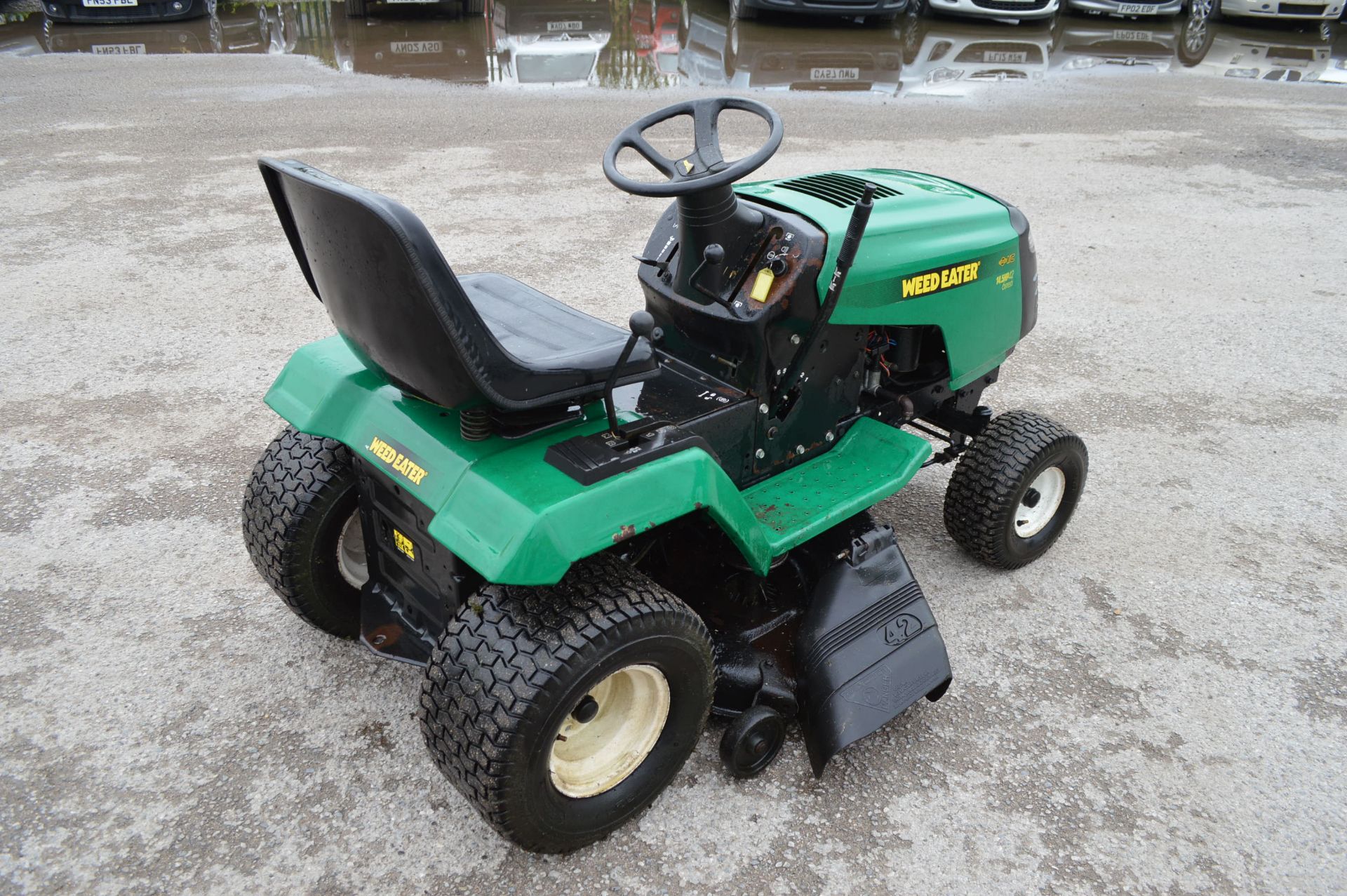 WEED EATER 14.5HP RIDE-ON PETROL LAWN MOWER - Image 6 of 11