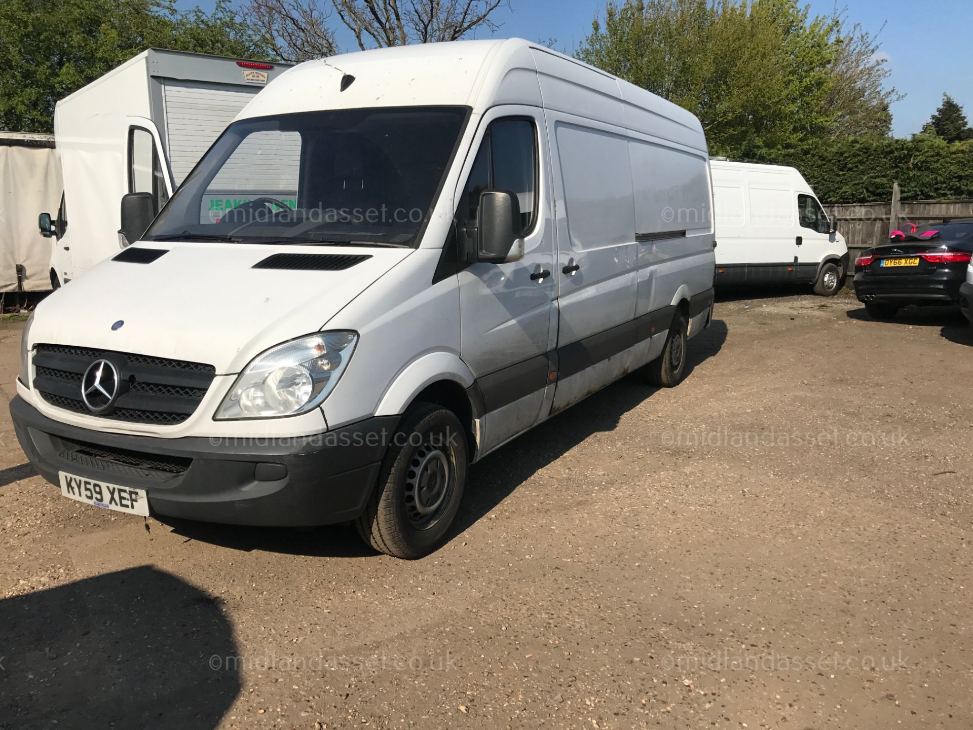 DR - 2009/59 REG MERCEDES SPRINTER 311 CDI XLWB PANEL VAN   DATE OF REGISTRATION: 17th SEPTEMBER - Image 2 of 6