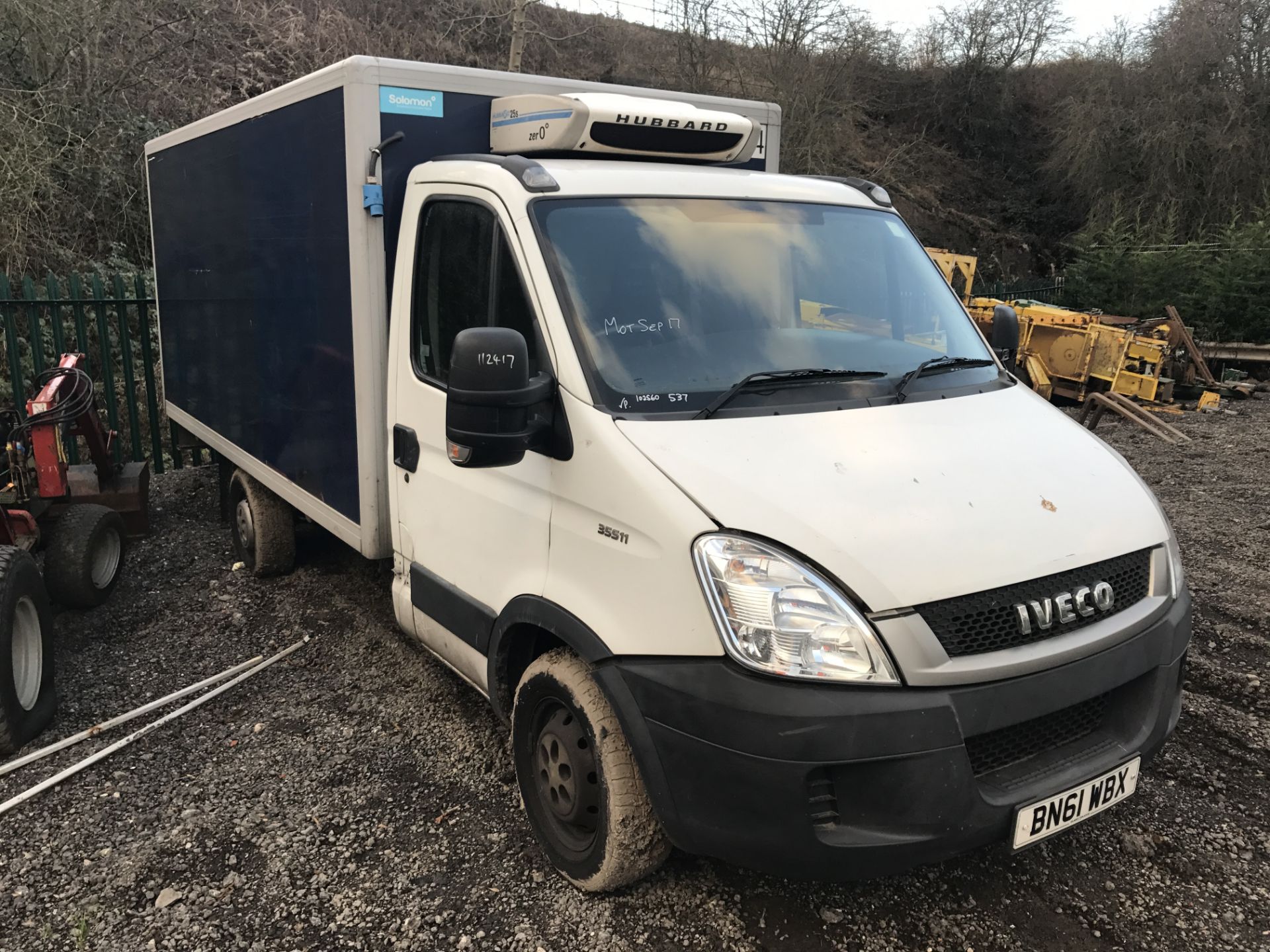 DS - 2011/61 REG IVECO DAILY 35S11 MWB - WITH HUBBARD FRIDGE UNIT *PLUS VAT*   DATE OF REGISTRATION: