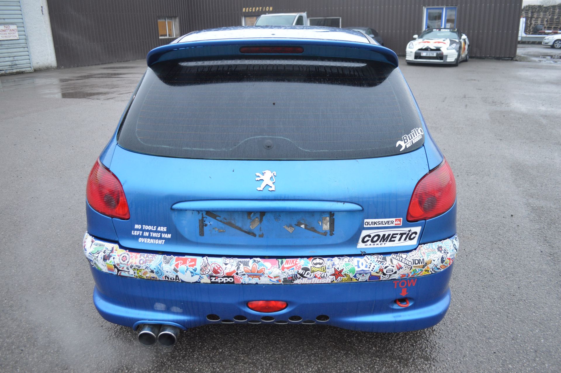 2003/03 REG PEUGEOT 206 GTI 180HP FAST TRACK DAY CAR  HAS THE 'VAN' PANELS FITTED INSTEAD OF REAR - Image 5 of 14
