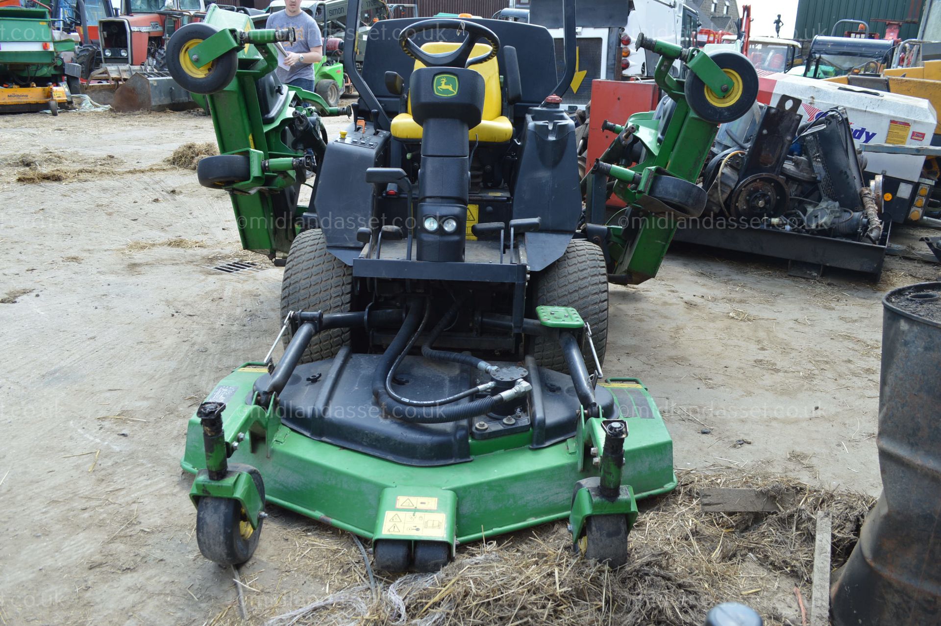 2007 JOHN DEERE 1600 TURBO BACK WING MOWER *PLUS VAT* - Image 2 of 8