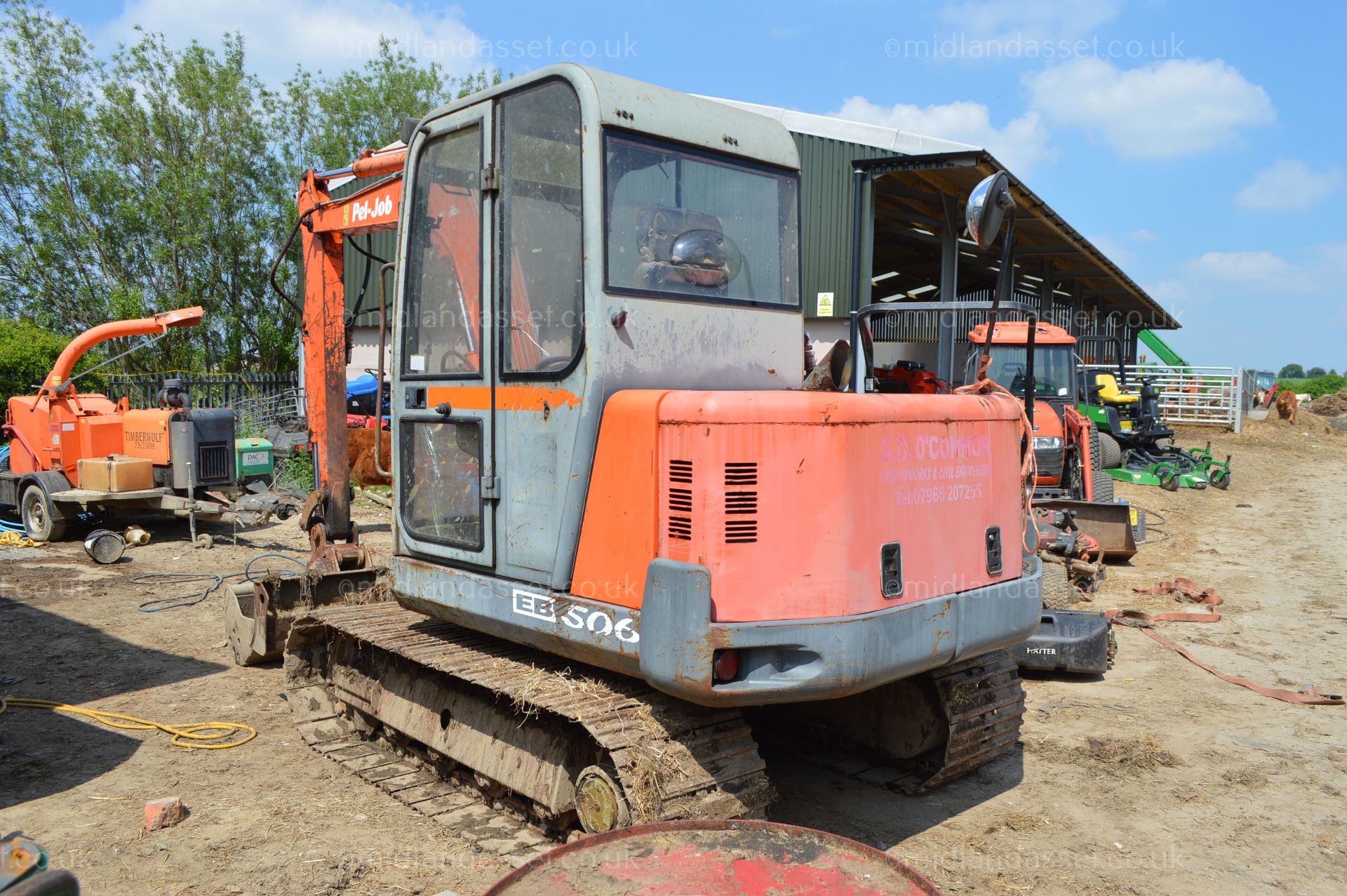 1997, 5 TONNE PEL-JOB (VOLVO) EB 506 TRACKED DIGGER / EXCAVATOR *PLUS VAT* - Image 6 of 6