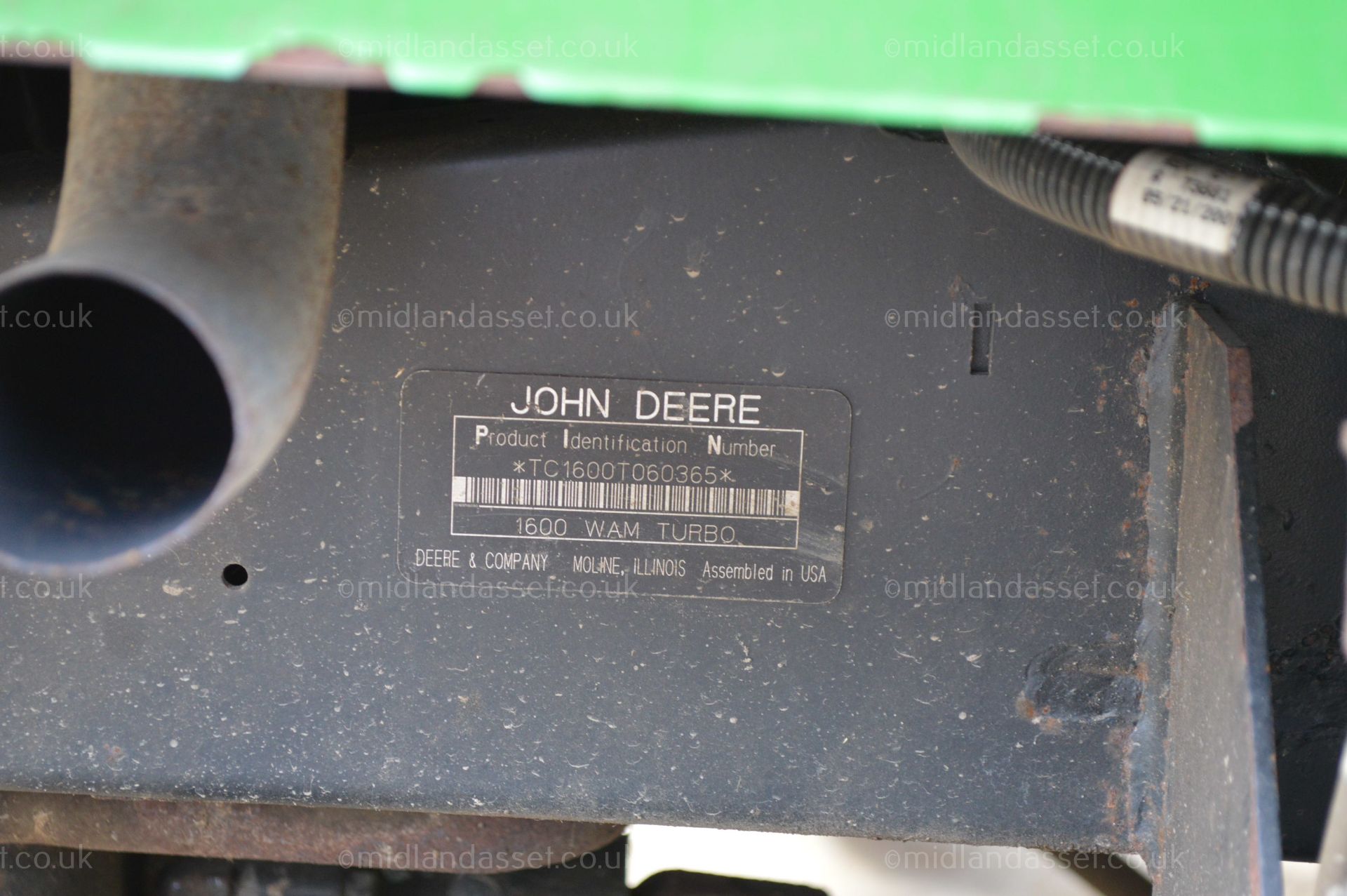 2007 JOHN DEERE 1600 TURBO BACK WING MOWER *PLUS VAT* - Image 8 of 8