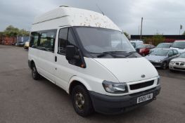 KB - 2005/05 REG FORD TRANSIT 300 MWB PANEL VAN, SHOWING 1 OWNER   DATE OF REGISTRATION: 1ST MAY