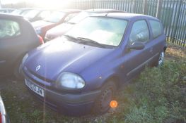 2000/X REG RENAULT CLIO ALIZE - SELLING AS SPARES / REPAIRS *NO VAT*   DATE OF REGISTRATION: 22ND