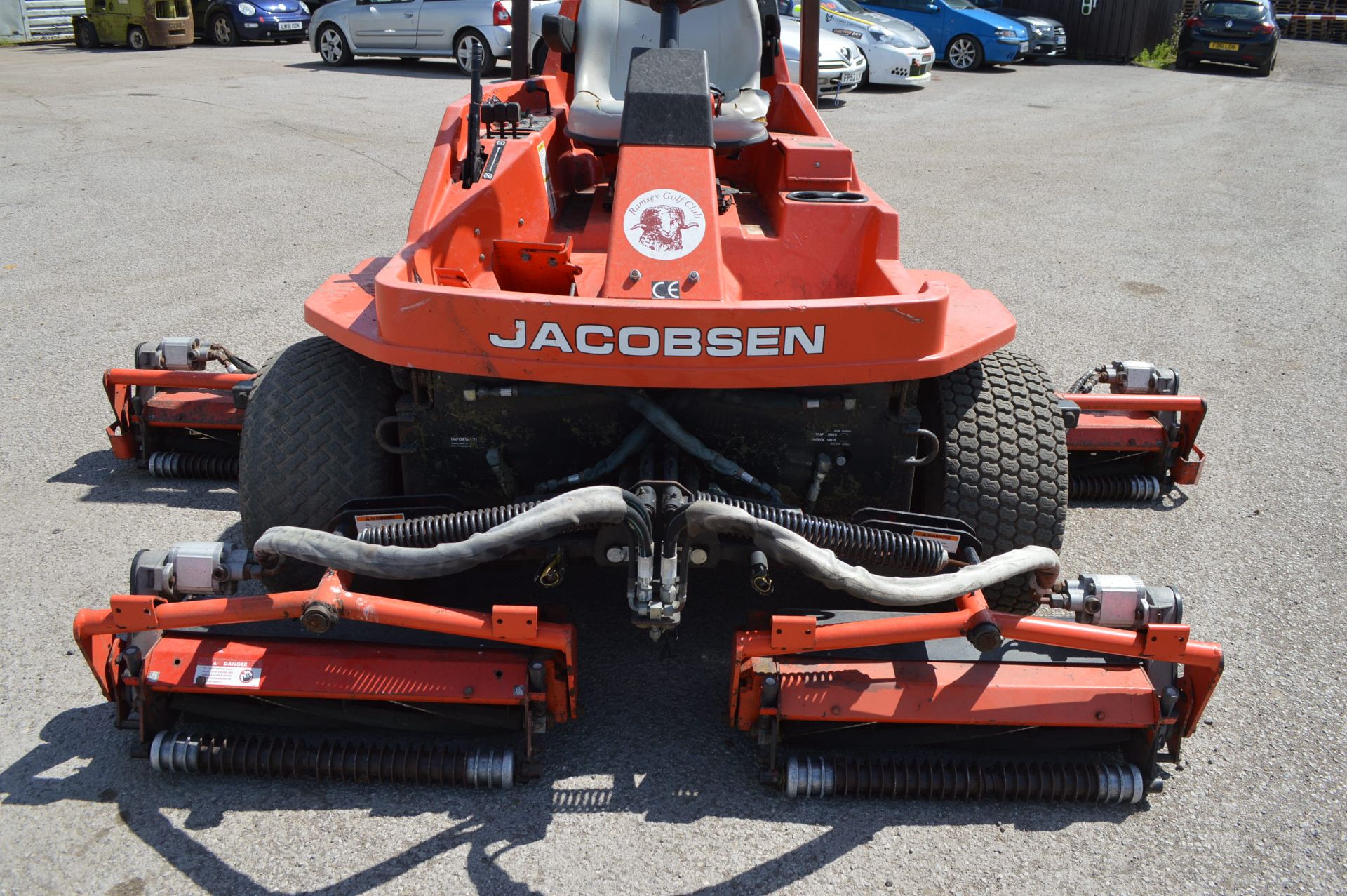 2008 JACOBSEN LF 3810 4WD KUBOTA DIESEL 5 GANG RIDE-ON LAWN MOWER *PLUS VAT* - Image 8 of 18