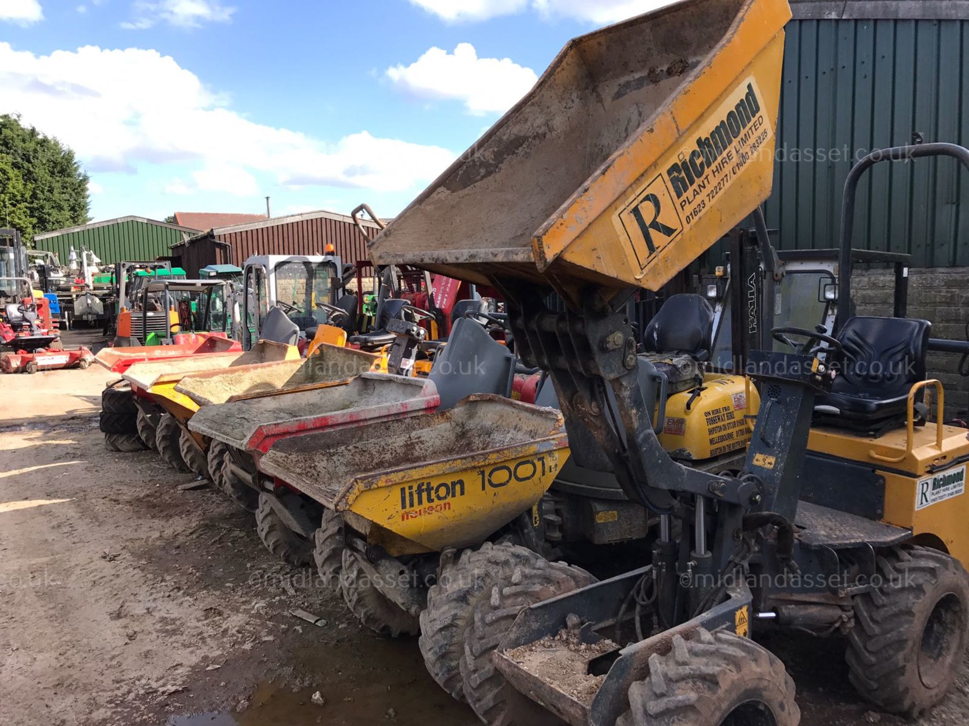 2007 LIFTON HIGH LIFT 1 TONNE DUMPER - Image 2 of 4