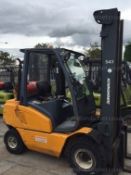 2001 JUNGHEINRICH TFG30BK GAS COUNTERBALANCE FORK TRUCK