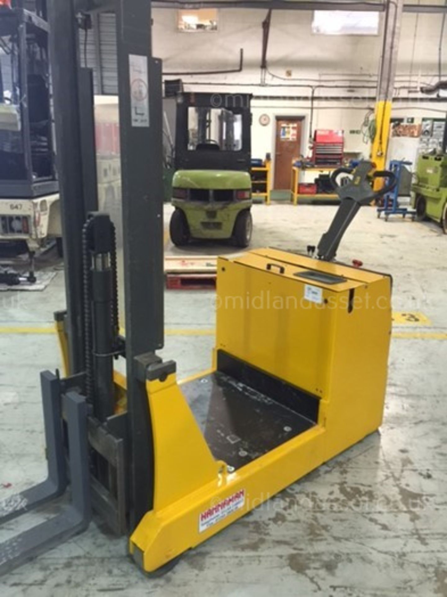 2009 ROBUR SBC1615 ELECTRIC PEDESTRIAN COUNTERBALANCE FORK TRUCK