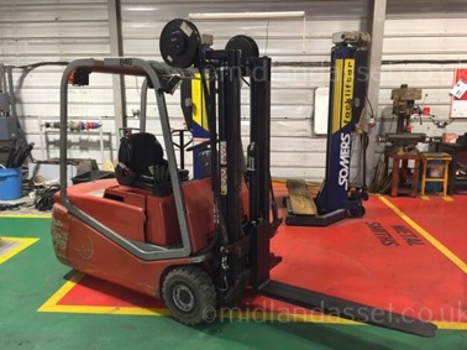 2007 CESAB CBE16 ELECTRIC COUNTERBALANCE FORK TRUCK