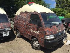 DS - 2008/58 REG PIAGGIO PORTER "PUD POD"   DATE OF REGISTRATION: 29th SEPTEMBER 2008 MOT: 28th JUNE