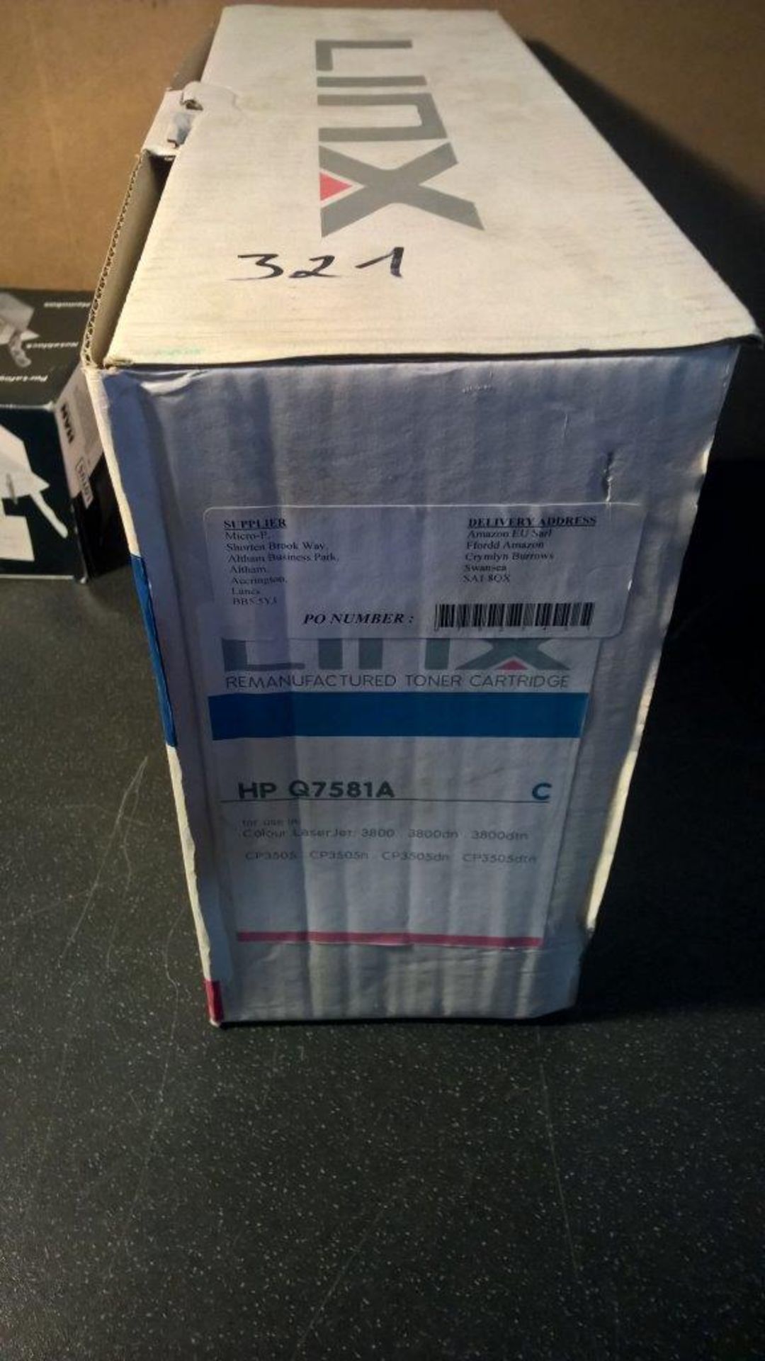 HP Q7581A TONER   COLLECTION FROM MARKHAM MOOR