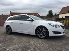 KB - 2014/63 REG VAUXHALL INSIGNIA SRI NAVIGATION VX LINE CDTIE 2.0 MANUAL    DATE OF