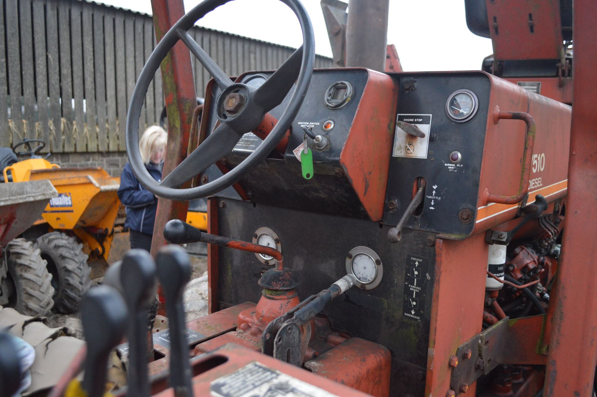 DS - DITCHWITCH 7510 DIESEL WITH BACK ACTOR *PLUS VAT*   BACK ACTOR TRENCHER MOLE PLOUGH  ALL - Image 14 of 14