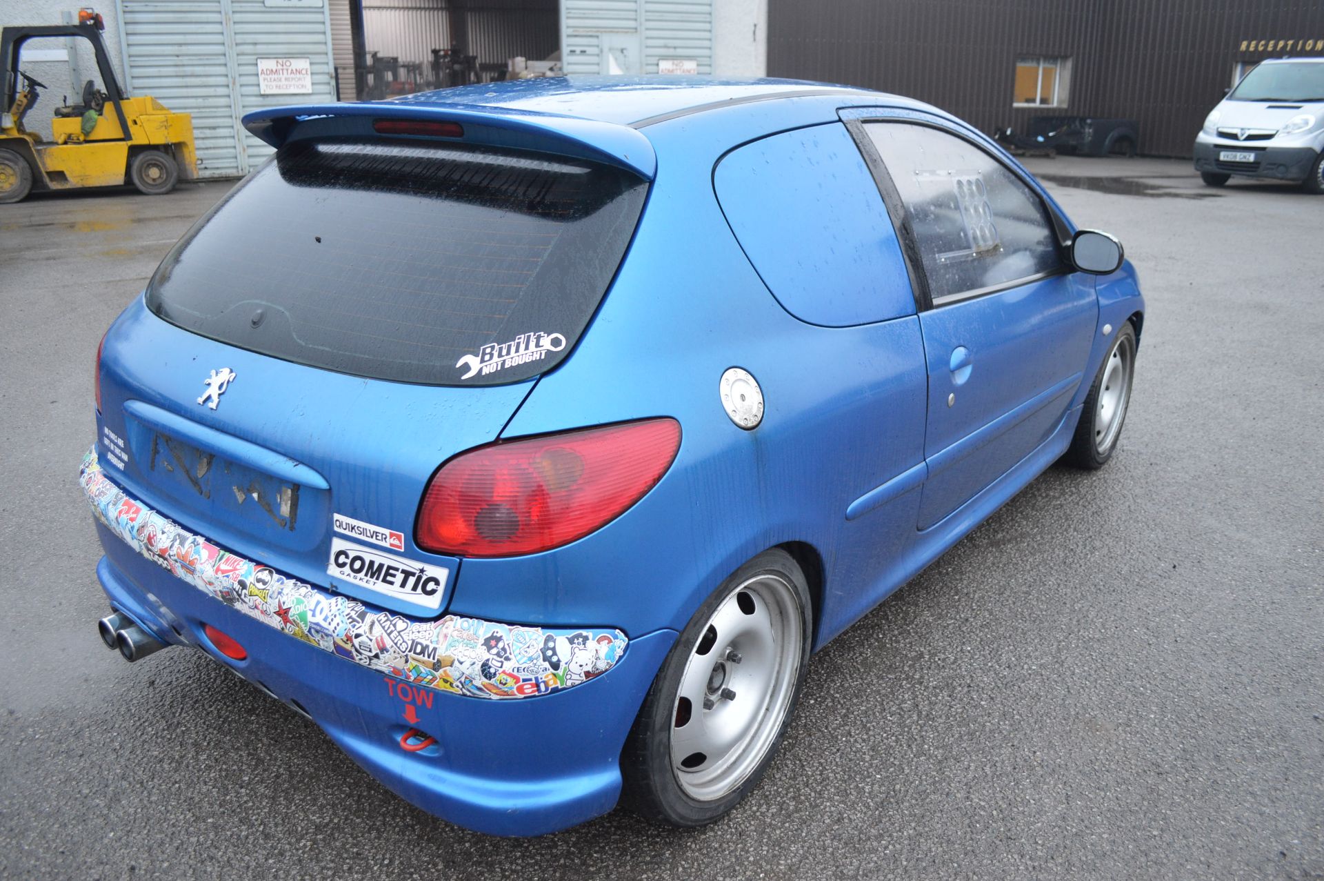 2003/03 REG PEUGEOT 206 GTI 180HP FAST TRACK DAY CAR  HAS THE 'VAN' PANELS FITTED INSTEAD OF REAR - Image 6 of 14