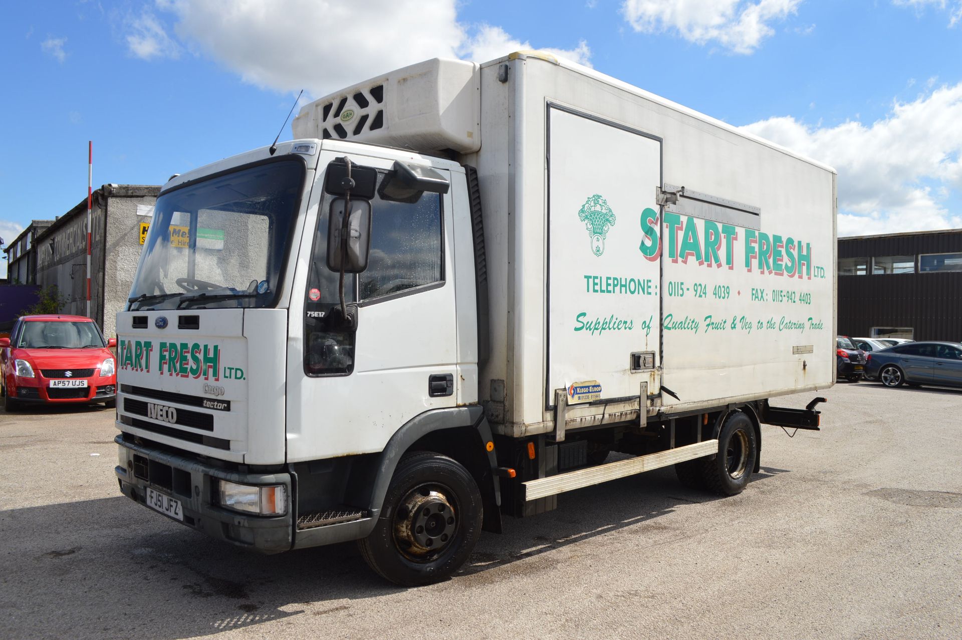 2001/51 REG IVECO-FORD CARGO TECTOR 75E17 REFRIGERATED LORRY - Image 3 of 19