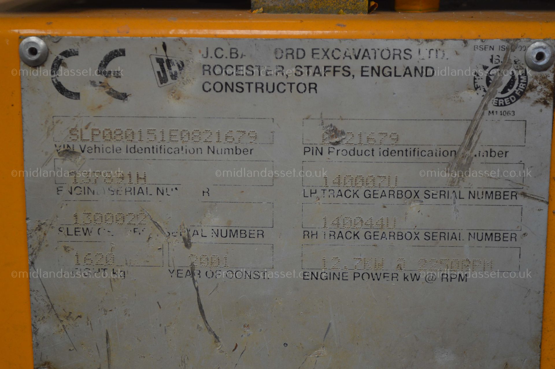 2001 JCB 8015 MINI DIGGER - Image 3 of 8