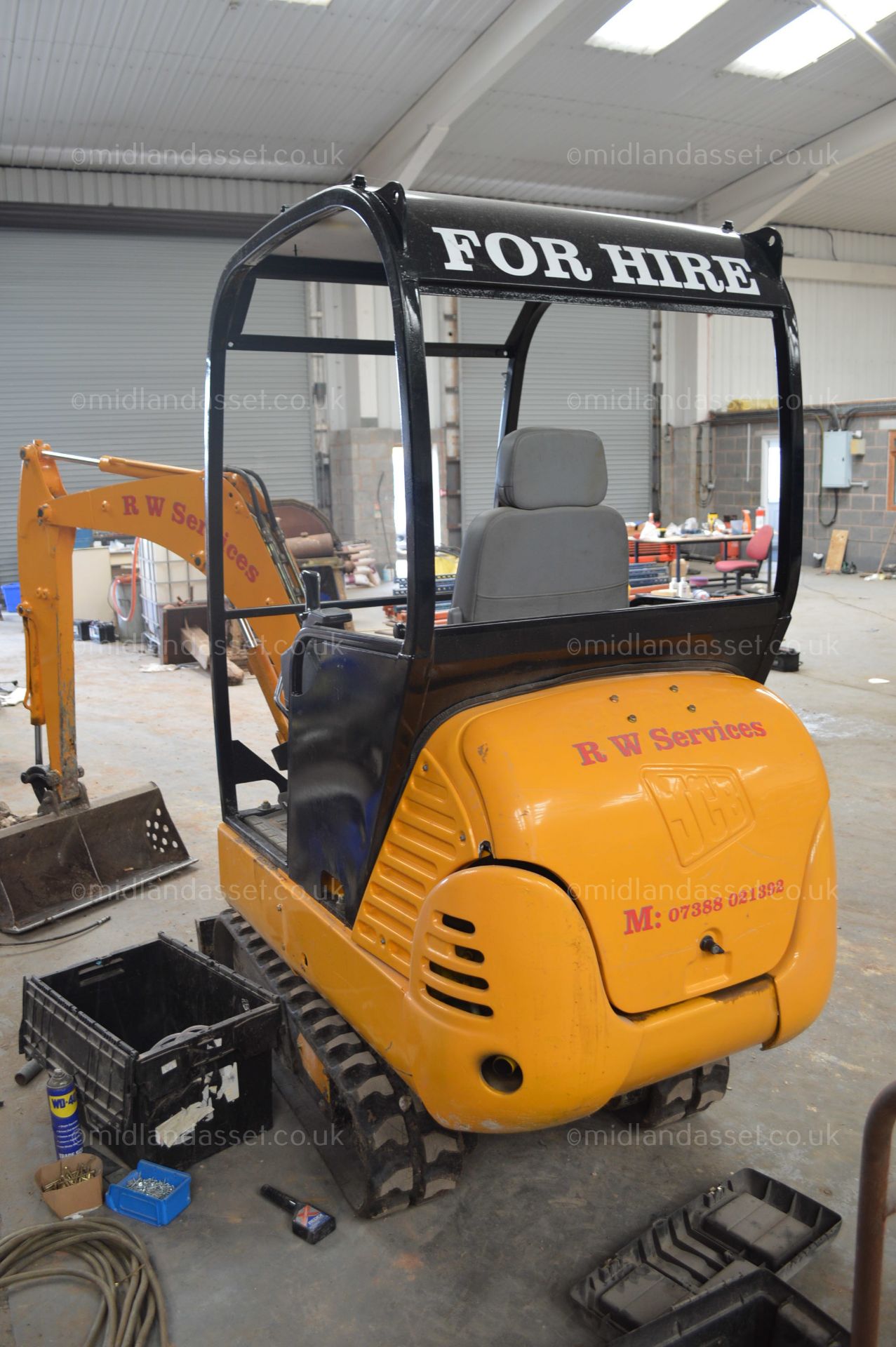 2001 JCB 8015 MINI DIGGER - Image 5 of 8