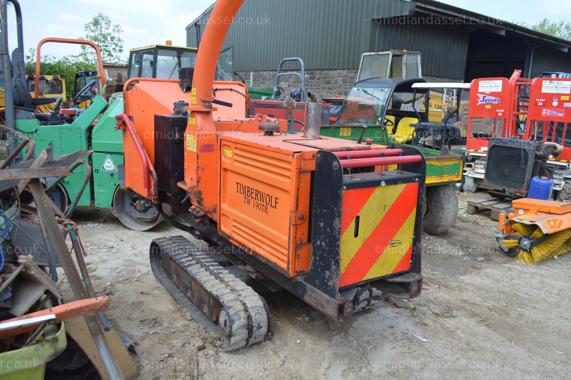 2008 TIMBERWOLF TRACKED SHREDDER TW 190TR *PLUS VAT*