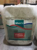SILVERSIL HIGH PERFORMANCE GRAFFITI CLEANER 9 X 5L THE REVOLUTIONARYCLEANING AGENT FOR THE