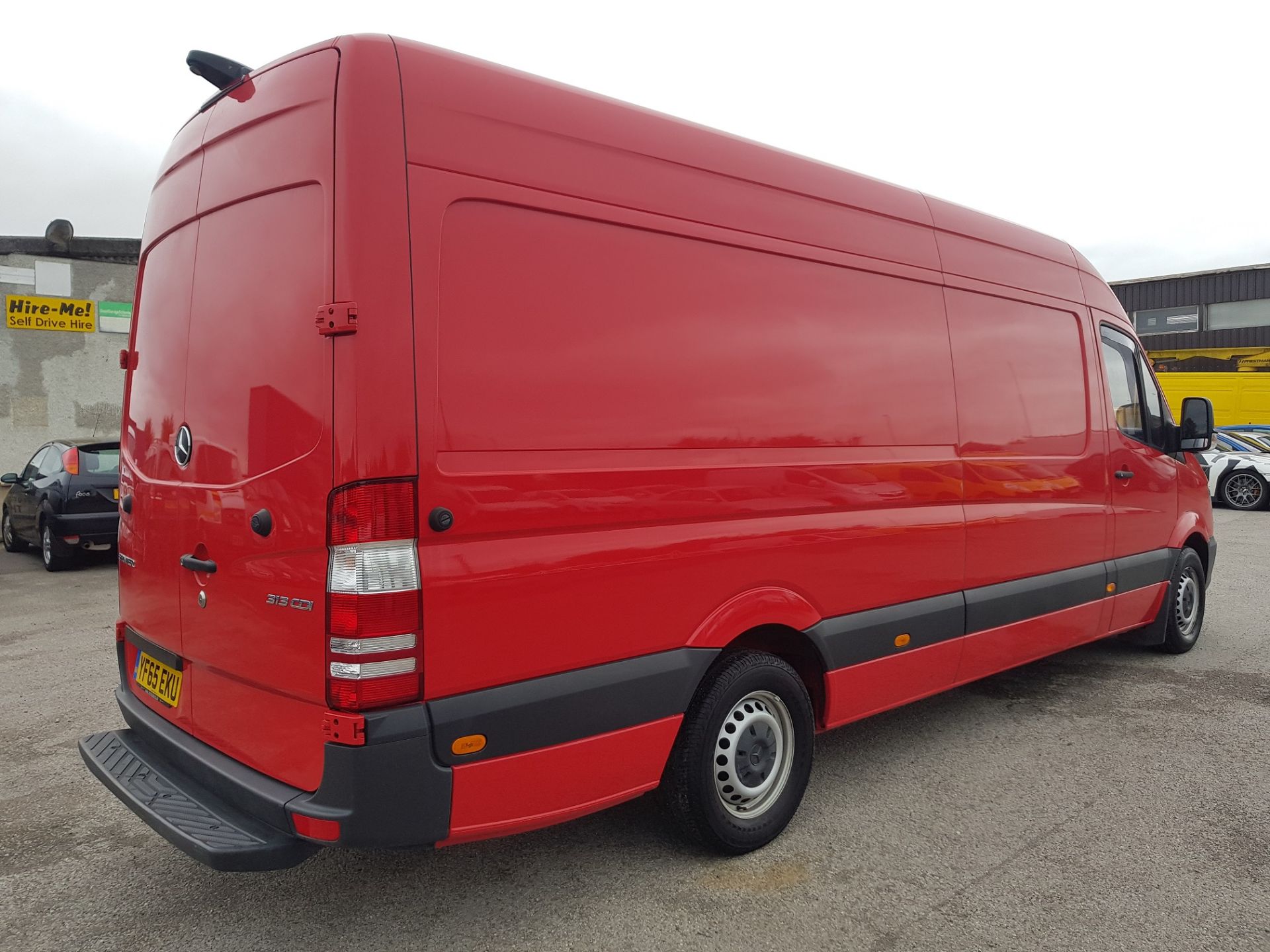 2015/65 REG MERCEDES-BENZ SPRINTER 313 CDI RED, SHOWING 1 OWNER, ONLY 28K MILES! *NO VAT* - Image 6 of 28