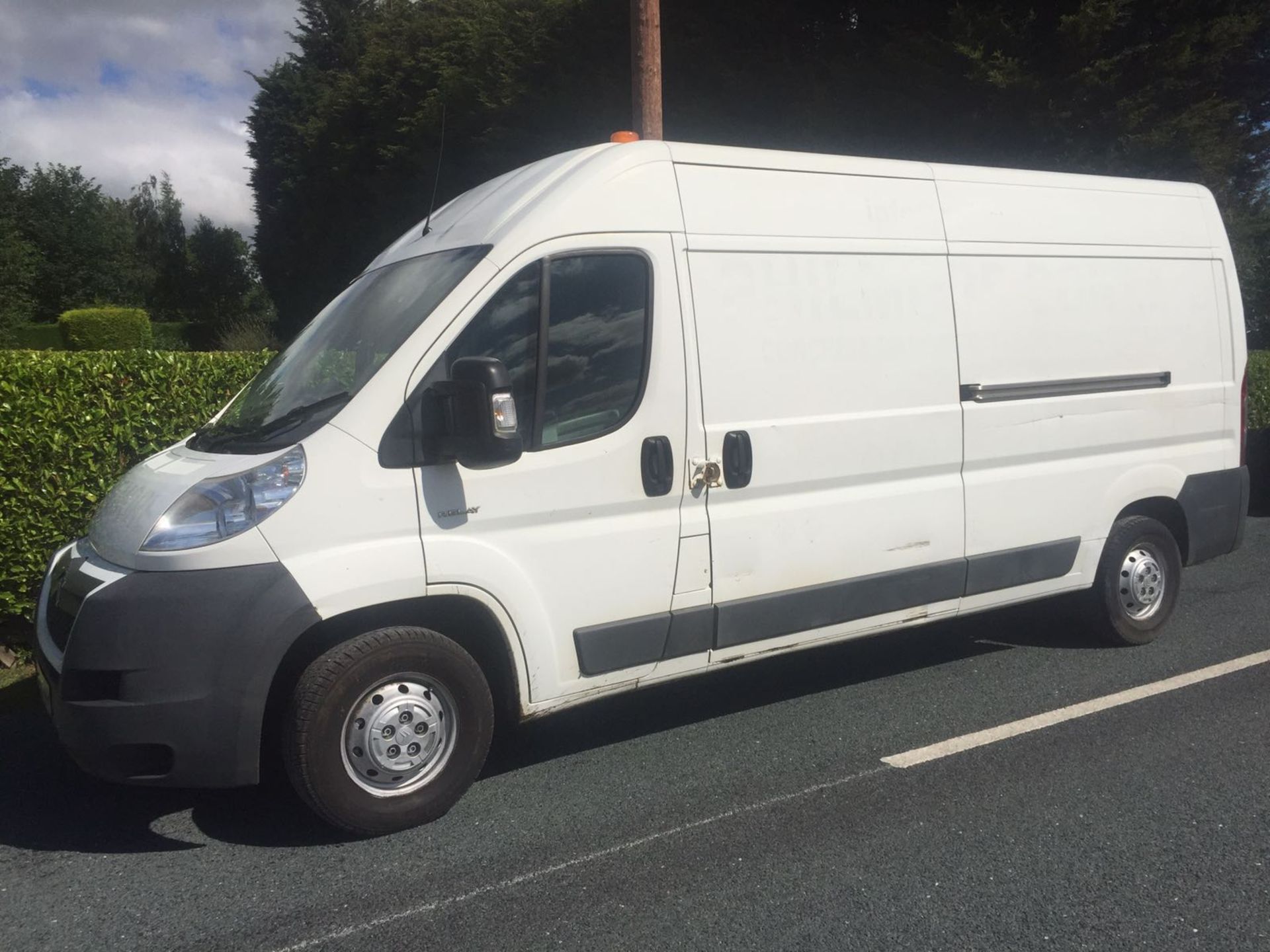 2009/09 REG CITROEN RELAY 35 HDI 160 LWB PANEL VAN ONE OWNER - Image 2 of 5