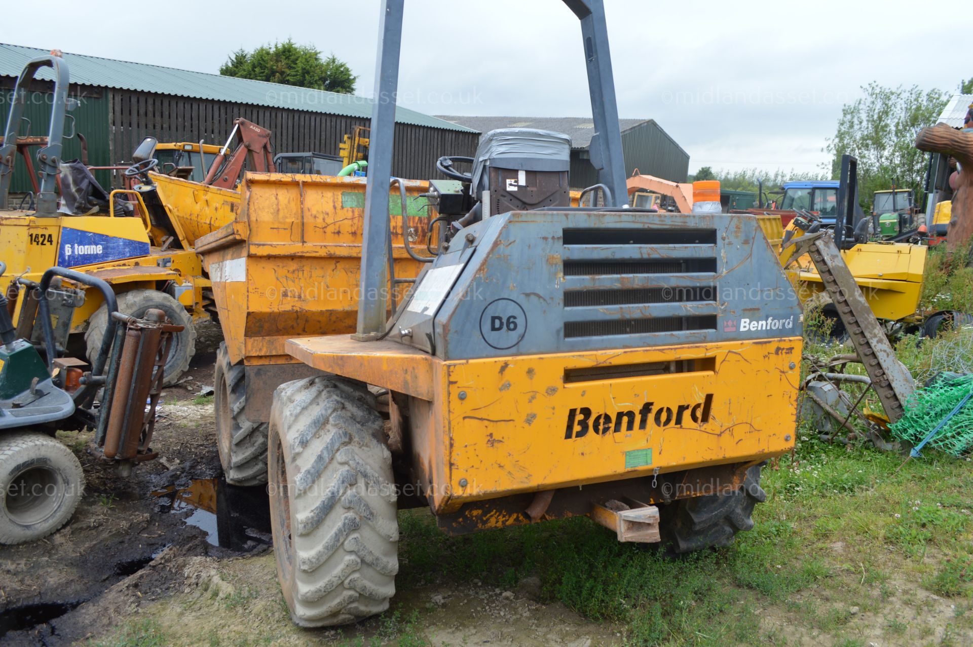 BENFORD TEREX 6 TONNE DUMPER - Image 4 of 6