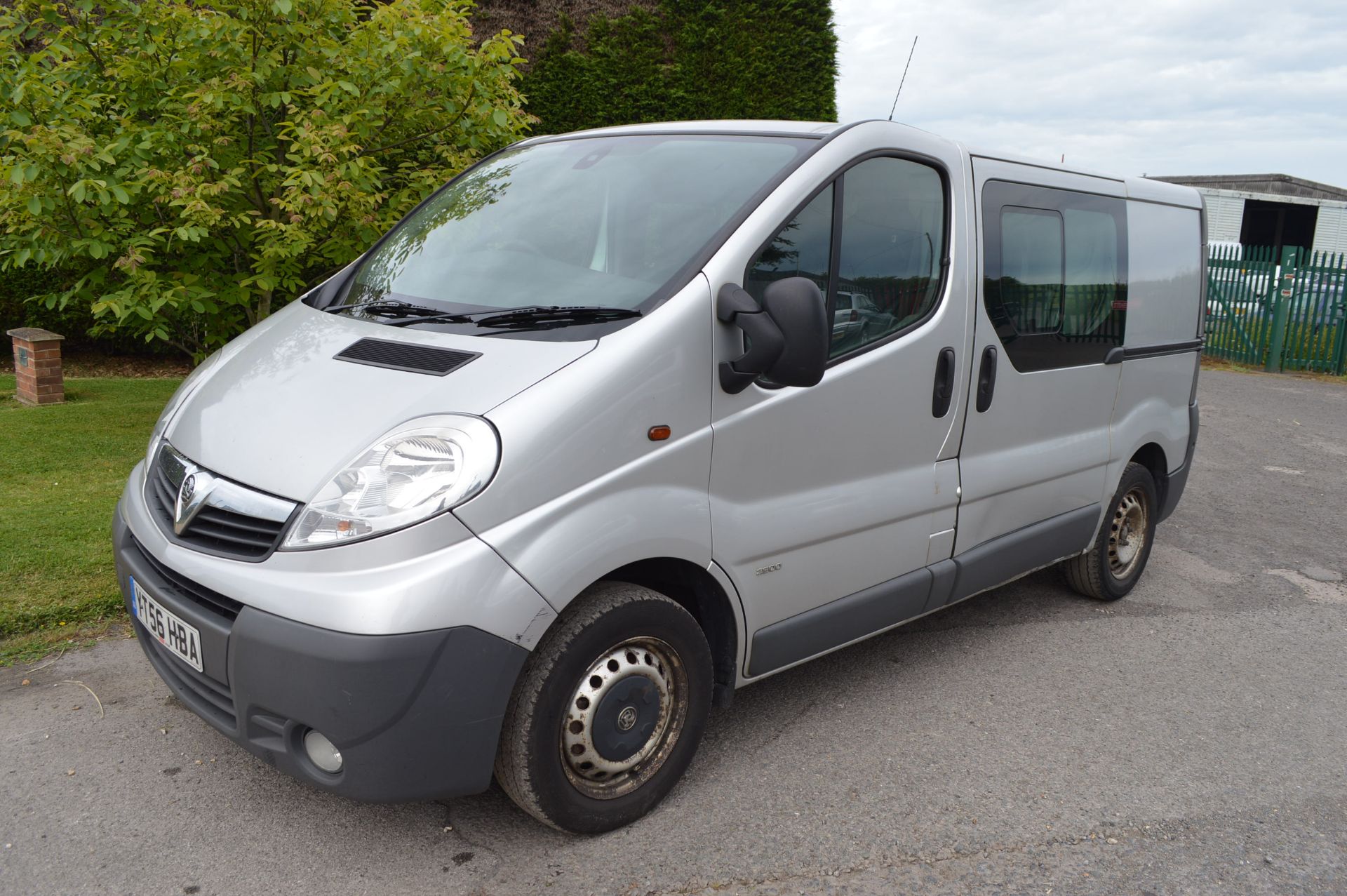 2007/56 REG VAUXHALL VIVARO 2900 DOUBLE CAB SWB 6 SEATER VAN - Image 3 of 14