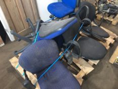 x5 OFFICE CHAIRS *NO VAT*   COLLECTION / VIEWING FROM MARKHAM MOOR, DN22 0QU