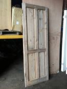 TEN DOORS VARIOUS SIZES AND CONDITIONS PINE / WOOD JOB LOT SIZES PIC 1  6FT 6"H  X  2FT 3.5"W PIC 2
