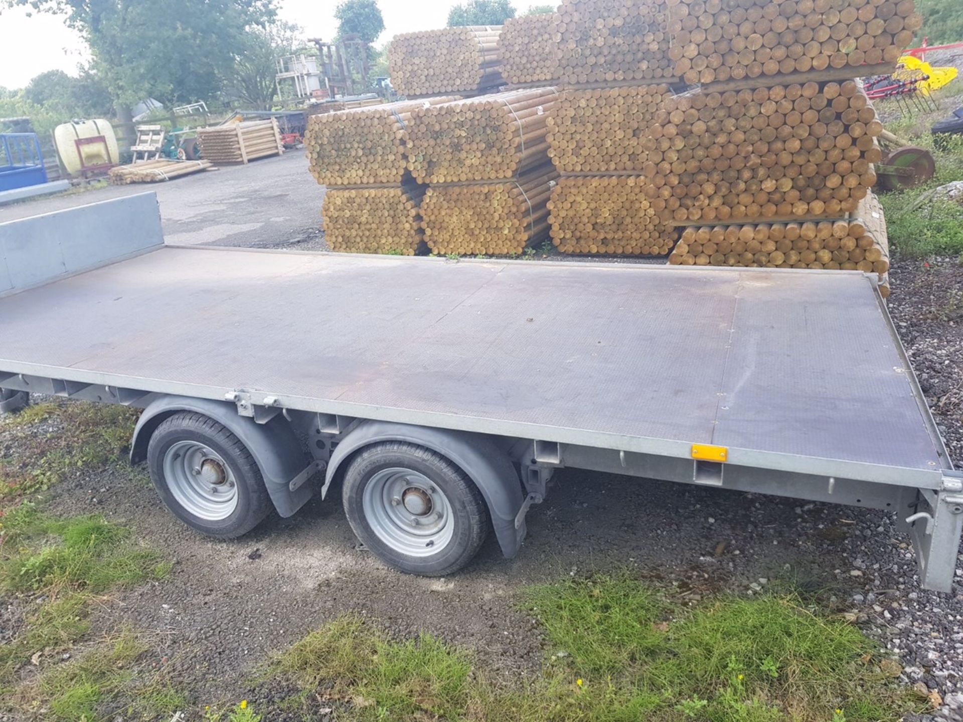 IFOR WILLIAMS 3500KG TWIN AXLE TRAILER, SIDES INCLUDED *PLUS VAT* - Image 7 of 9