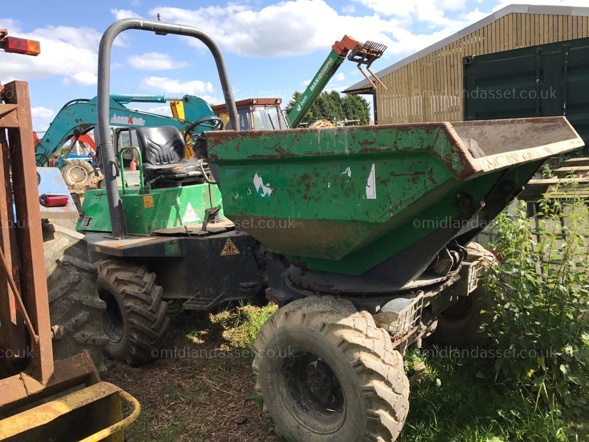 2008 TEREX BENFORD 3 TONNE 4x4 SWIVEL DUMPER